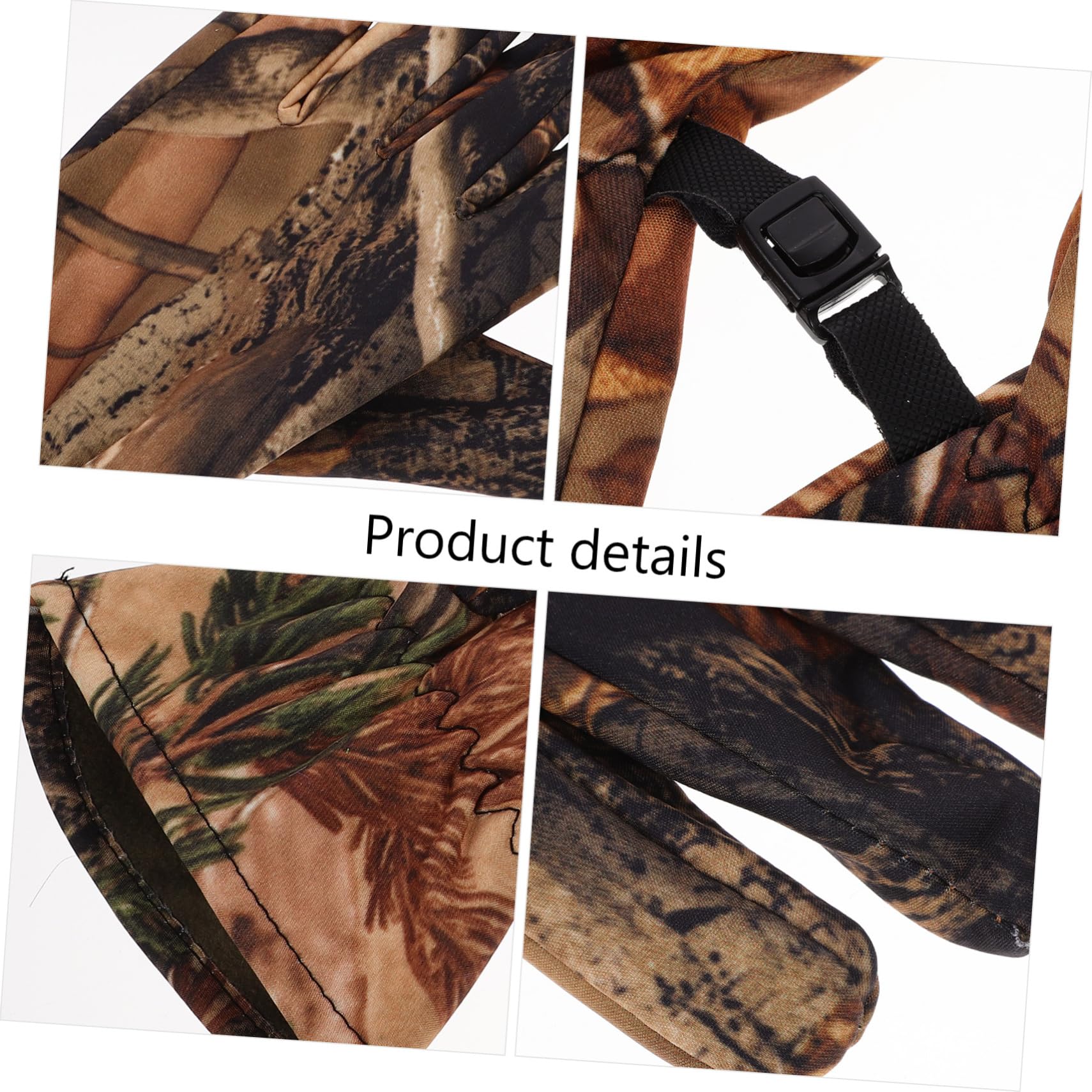BELLIFFY Camo Polar Fleece Hunting Gloves - Winter Sports, Riding & Ski Gloves for Men & Women - Warm Outdoor Gear for Hunting, Skiing, Snowboarding & Cold Weather Activities