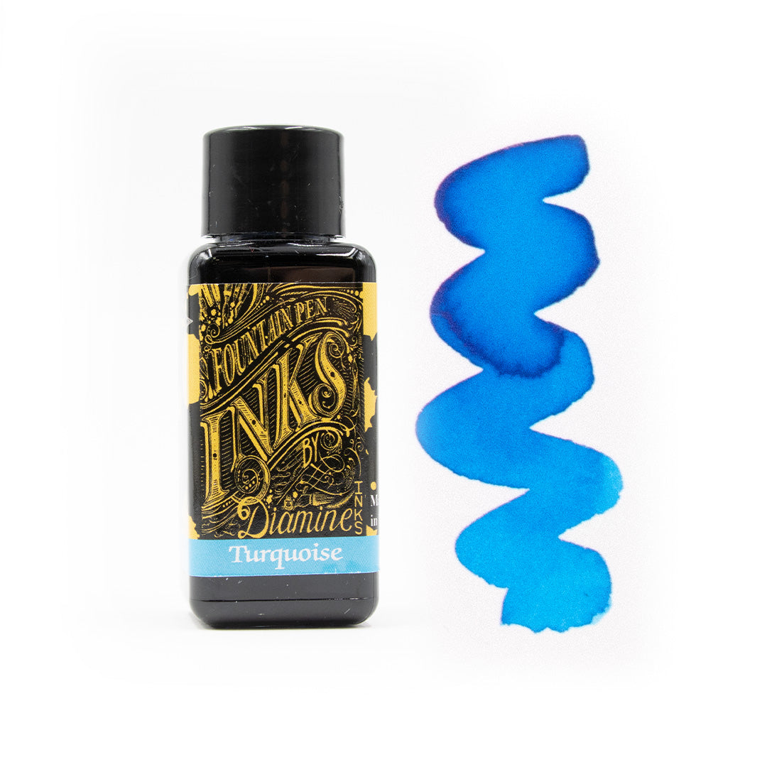 Premium Diamine Fountain Pen Ink 30ml Bottle - Vibrant Colors for Calligraphy, Journaling & Artistic Writing - Perfect for Fountain Pens, Dip Pens & Ink Drawing