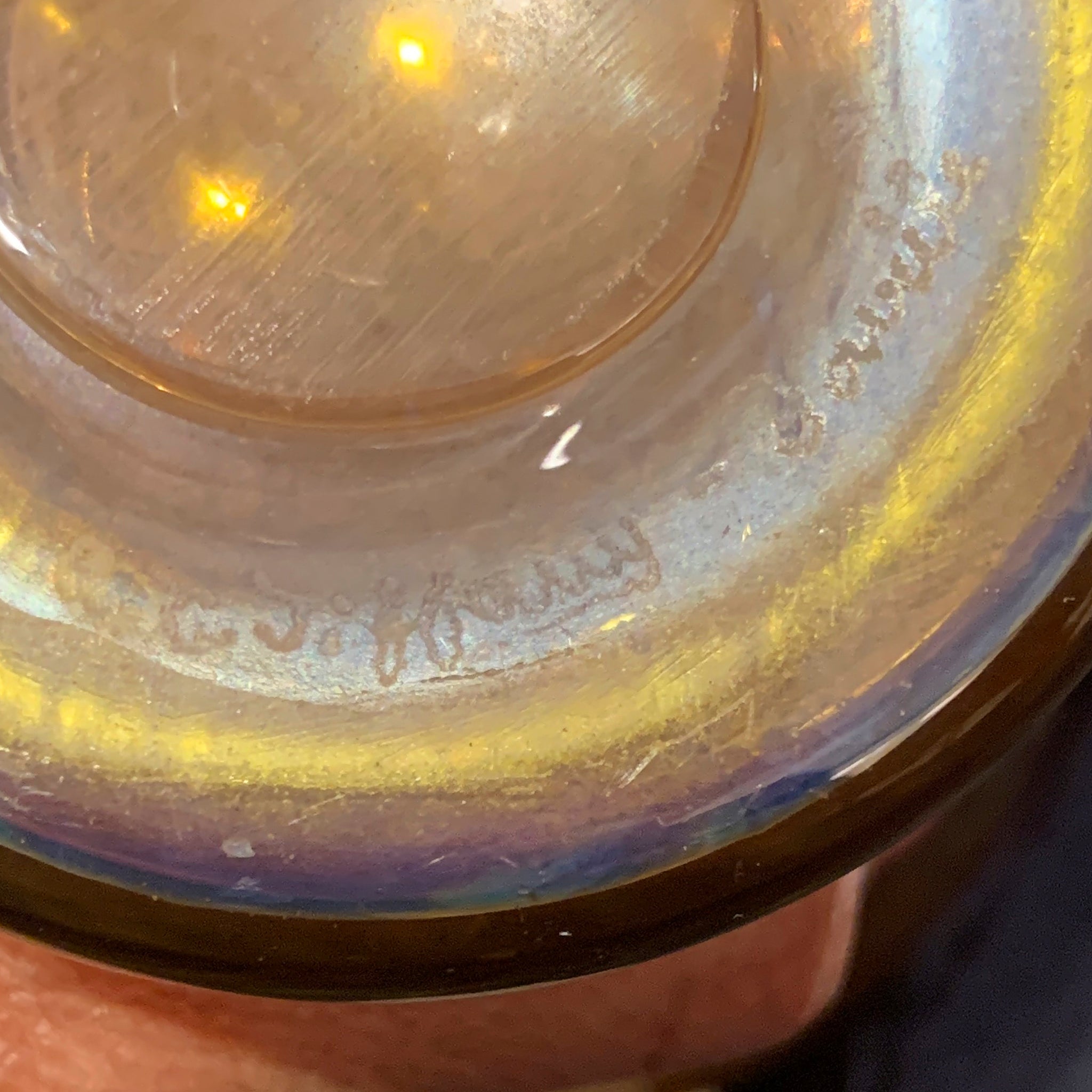 Tiffany Studios New York Tell el Amarna Favrile Glass Vase - Handcrafted Art Deco Home Decor for Living Room, Office & Luxury Gifts
