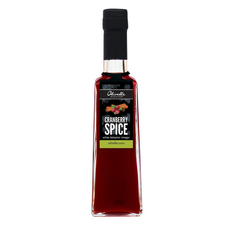 Premium Cranberry Spice White Balsamic Vinegar - Organic, Gluten-Free Gourmet Condiment for Salads, Marinades & Holiday Cooking