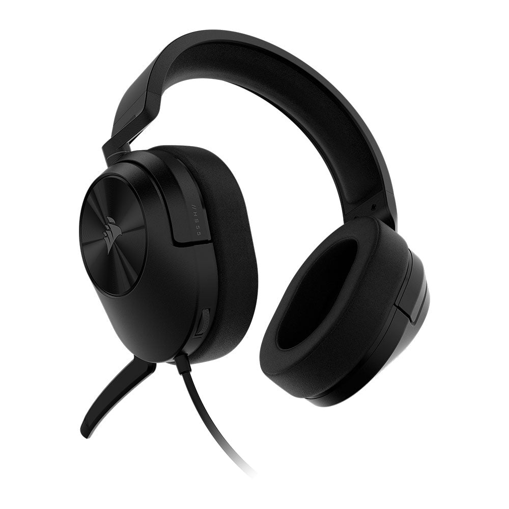 Corsair HS55 Surround Gaming Headset - 7.1 Virtual Surround Sound, Lightweight & Comfortable, Noise Isolation - Perfect for PC, PS5, Xbox Gaming & Online Meetings