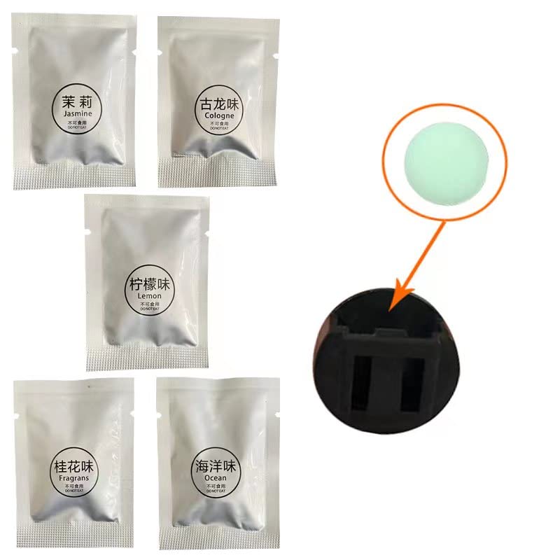 10 Pack Car Air Vent Clip Freshener Refills - Solid Fragrance Replacement Pads, Long Lasting Lemon Scent for Car & Home - Eliminate Odors in Vehicles, Offices & Small Spaces