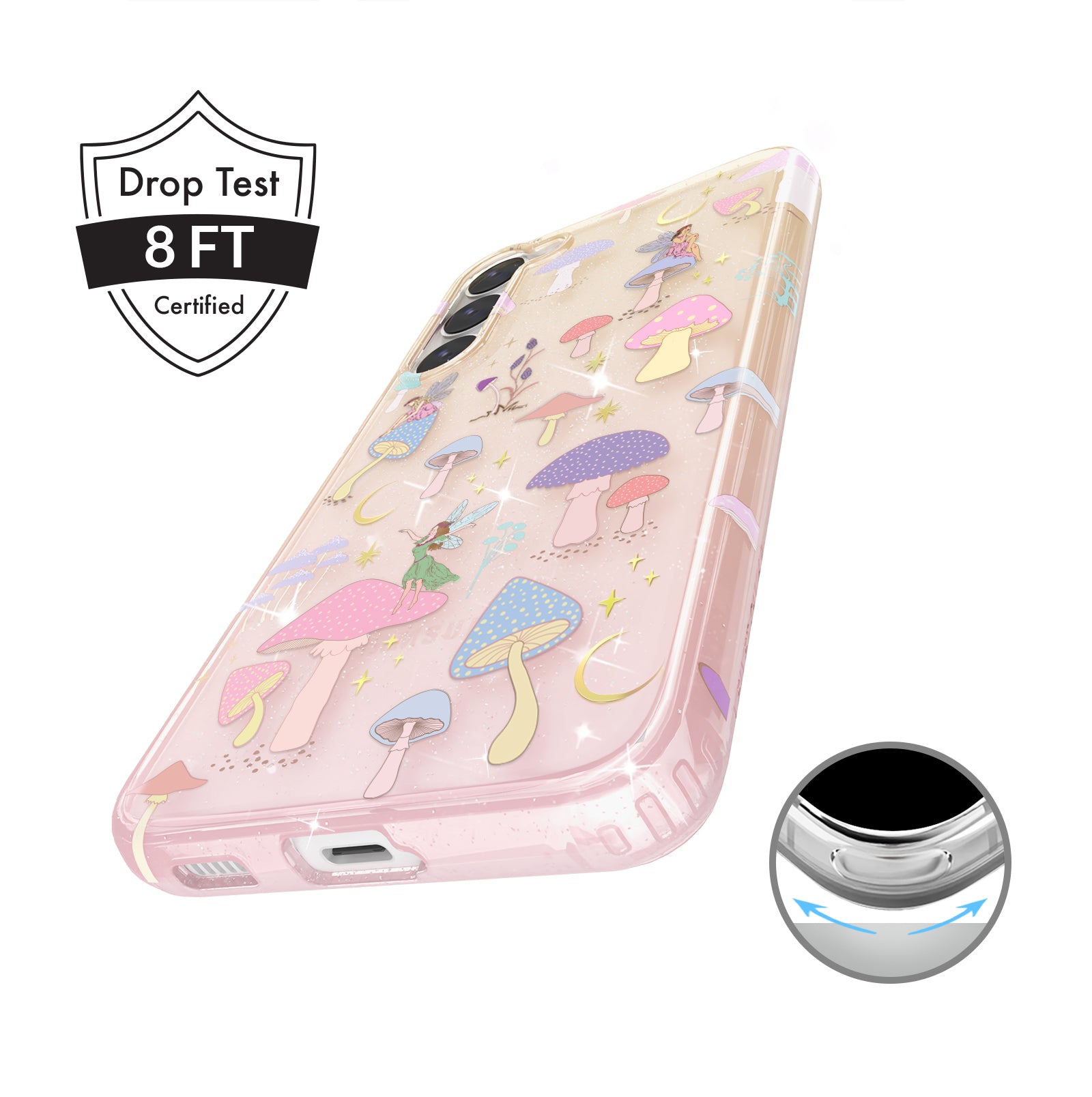 Enchanted Mushroom Galaxy Phone Case for Samsung - Protective & Stylish Cover for Daily Use, Outdoor Adventures & Trendy Aesthetics