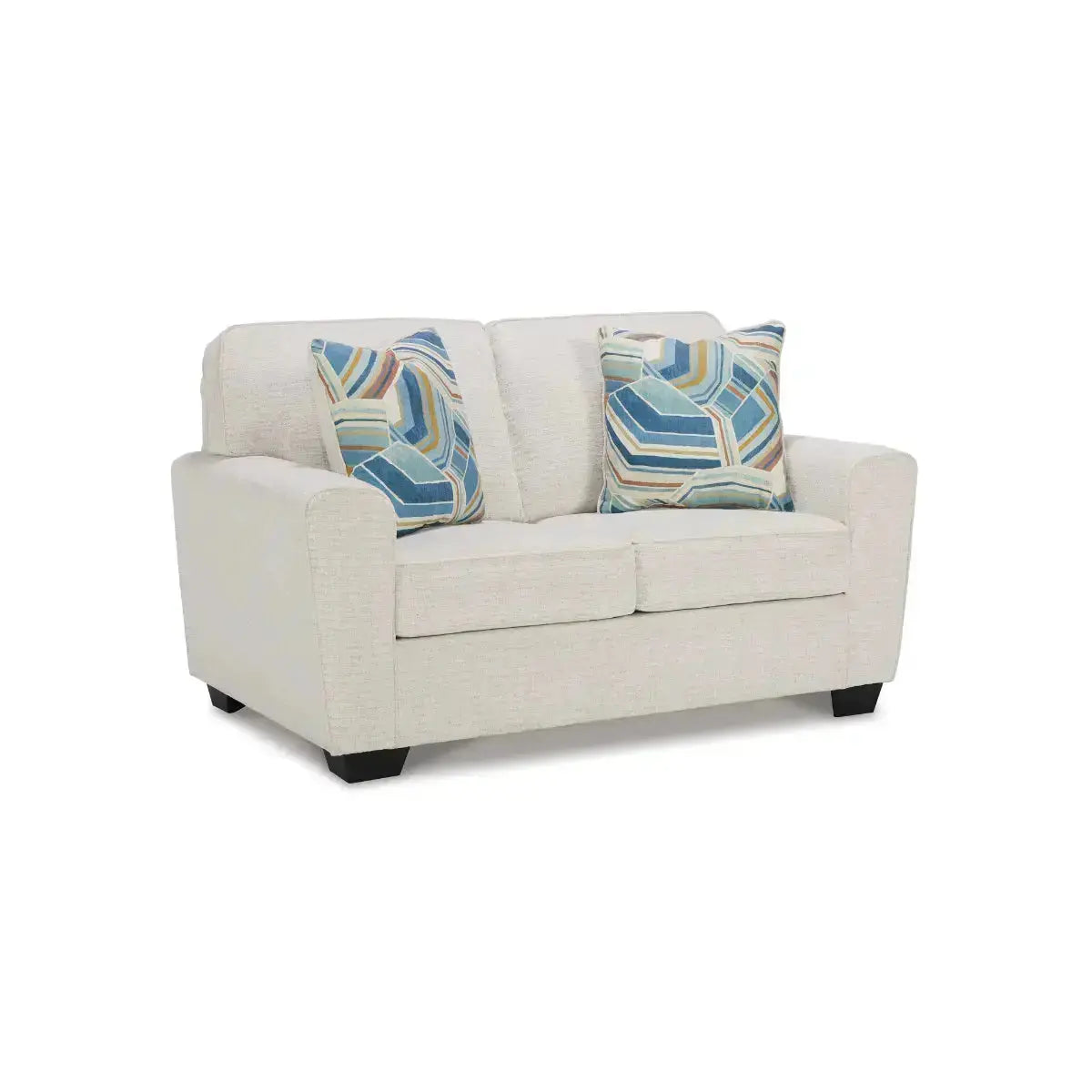 Cashton 3-Piece Snow White Sofa Set - Modern Living Room Furniture for Small Spaces | Perfect for Apartments, Condos & Cozy Homes