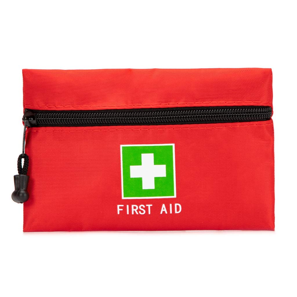 Jipemtra First Aid Backpack - Empty Red Emergency Medical Backpack for Camping, Hiking, Trekking | First Responder & Home Health Supplies | Perfect for Outdoor Adventures & Emergency Preparedness