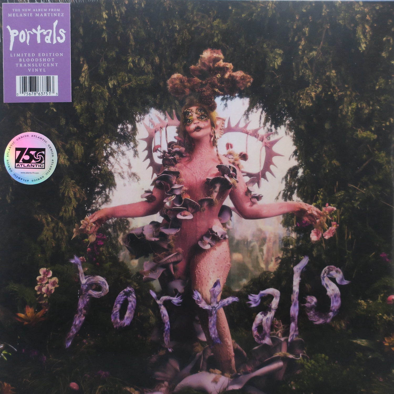 Melanie Martinez 'Portals' Bloodshot Translucent Vinyl LP Record - Limited Edition Collectible for Music Lovers & Vinyl Enthusiasts, Perfect for Home Decor & Gift Giving