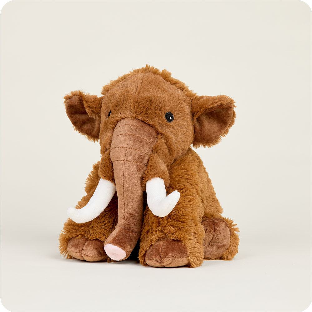 Wooly Mammoth Warmies - Ultra Soft Plush Stuffed Animal with Microwavable Heat Pack | Perfect for Kids, Adults, Cold Weather & Stress Relief
