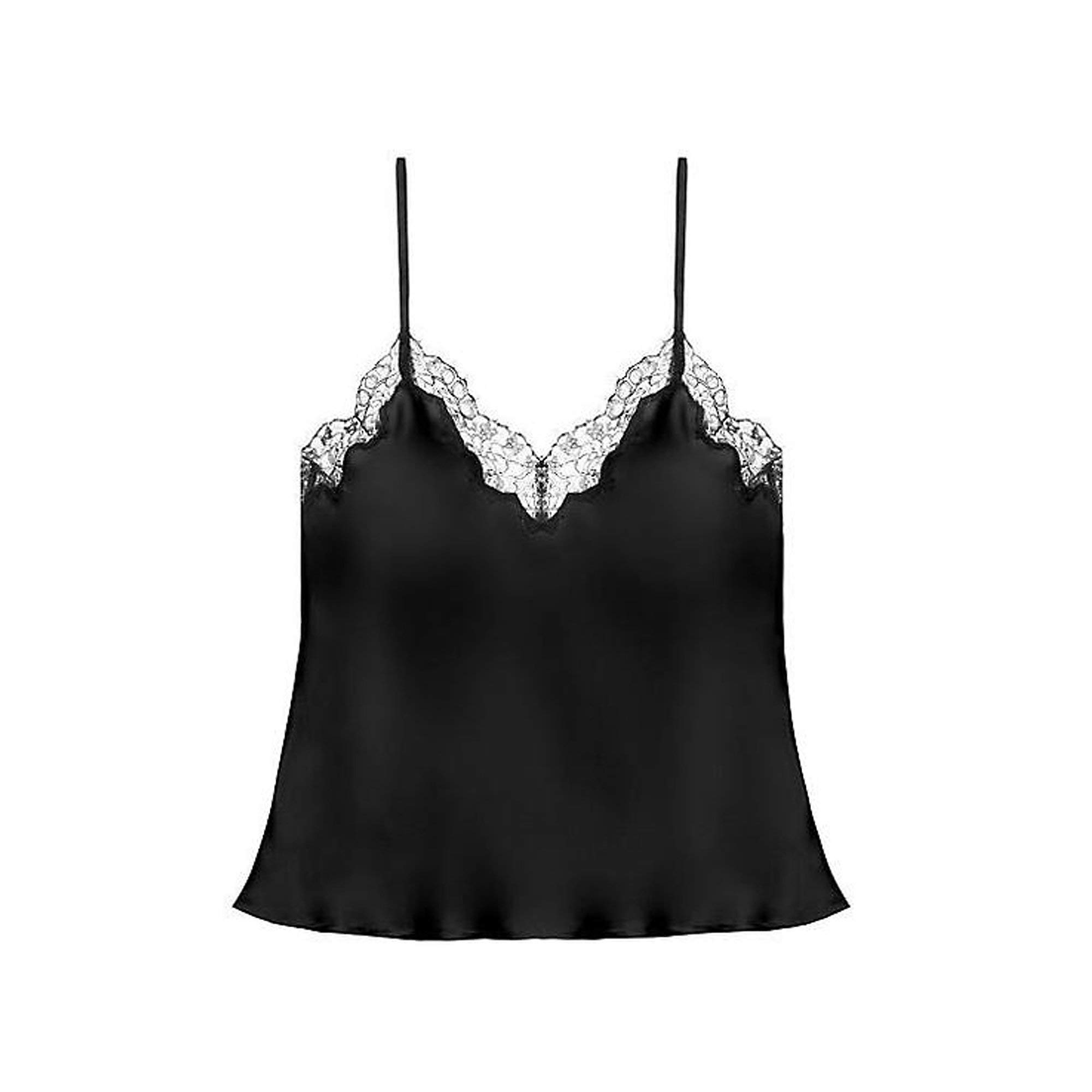 Journelle Women's Charlotte Camisole Tank Top - Soft Stretch Silk Blend Sleepwear & Layering Essential for Lounge, Travel & Everyday Comfort