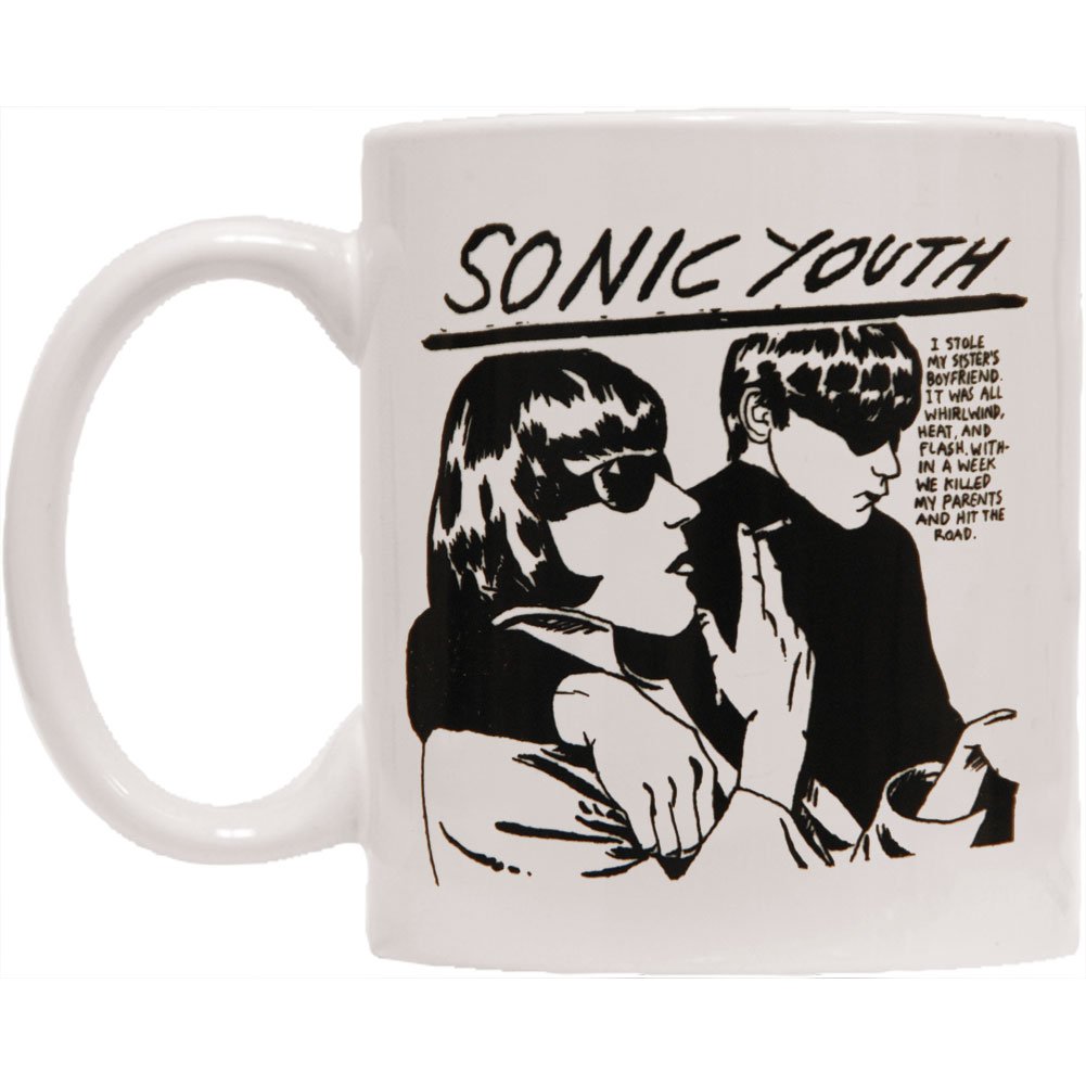 Sonic Youth Band Merchandise - Official Coffee Mug with Logo - Perfect for Music Fans, Office & Home Use - Great Gift for Rock Lovers