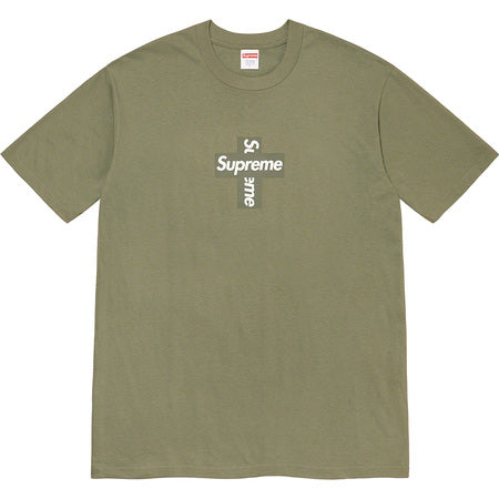 Supreme Box Logo T-Shirt - Olive Green Streetwear Fashion Tee for Men & Women | Casual Wear, Urban Style, Hip-Hop Outfit