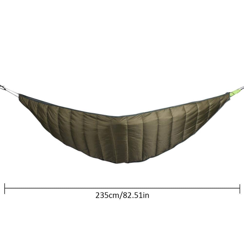 Ultralight Night Protector Full-Length Hammock Underquilt - 3-4 Season Warm Camping Quilt (800g) for Backpacking, Hiking & Outdoor Adventures - Perfect for Campgrounds, Beach Trips & Wilderness Exploration