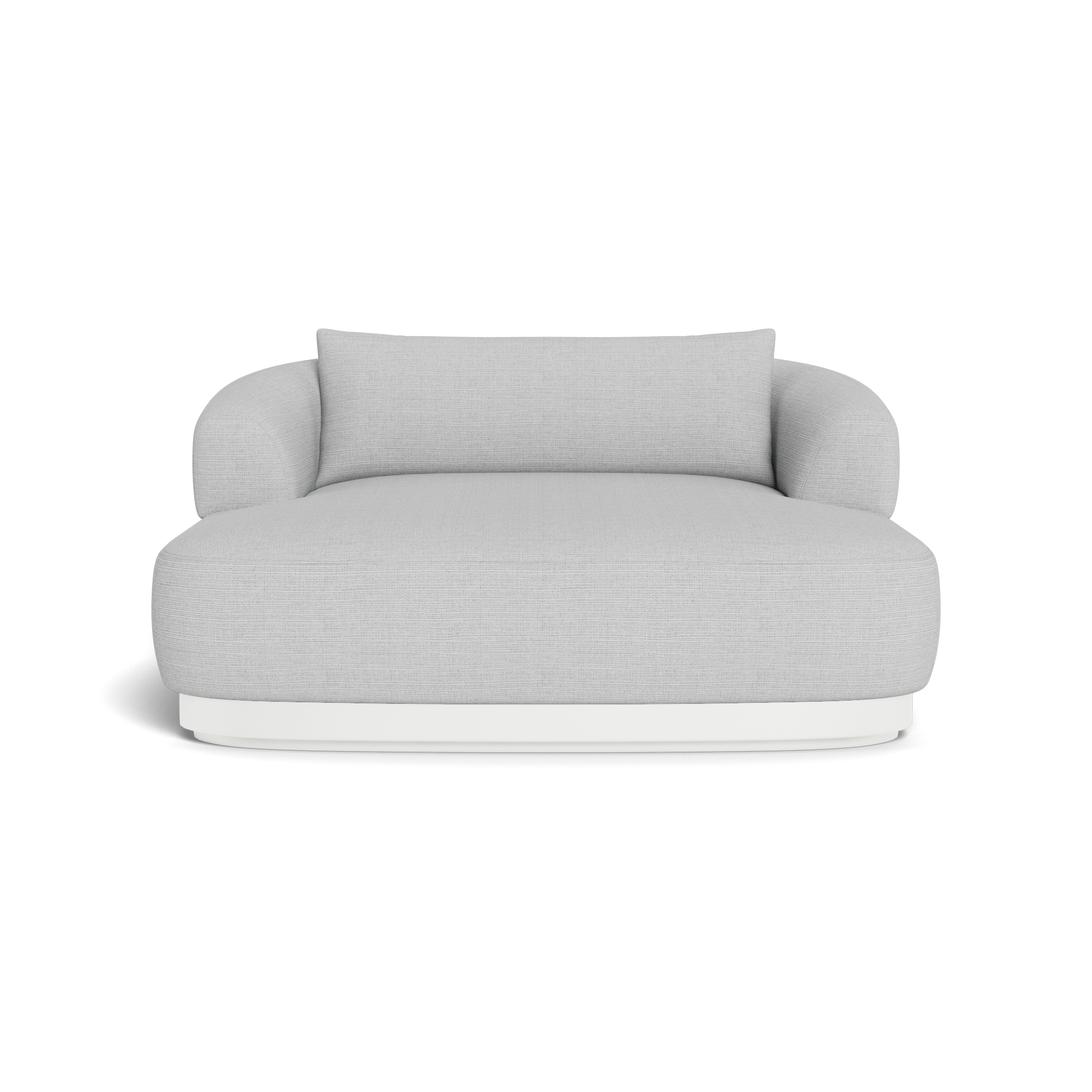 Amalfi Daybed - Modern Outdoor Patio Lounge Bed with Cushions - Perfect for Poolside, Garden, or Backyard Relaxation