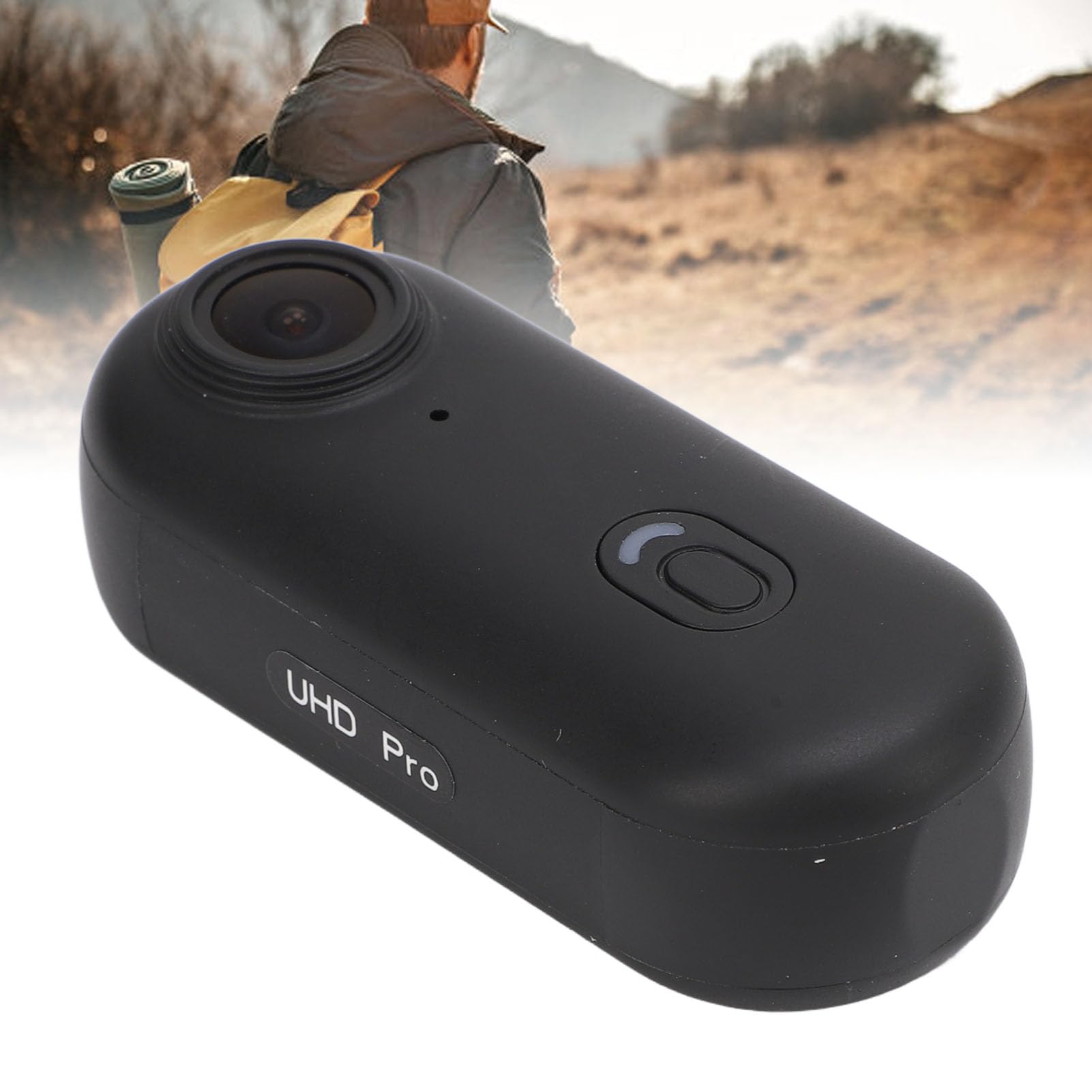 4K Pet Collar Camera - 8MP Wearable Action Cam for Diving, Fishing & Cycling