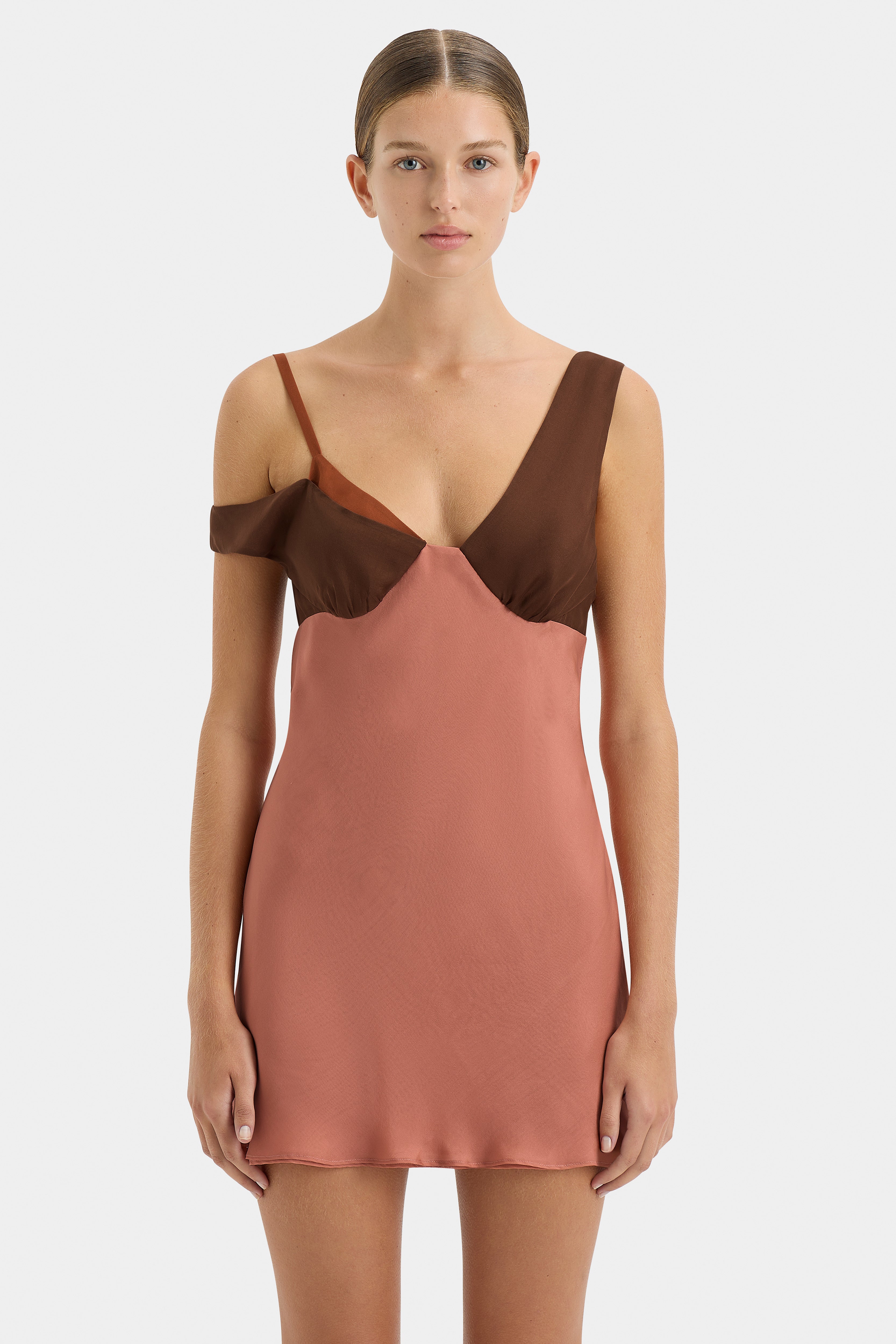 Halcyon Mini Dress - Women's Elegant Short Sleeve Party Cocktail Dress | Perfect for Weddings, Date Nights & Special Occasions