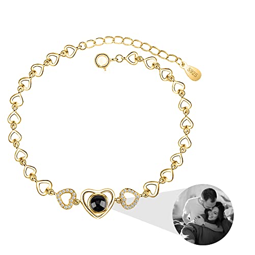 Gold-black and White Photo