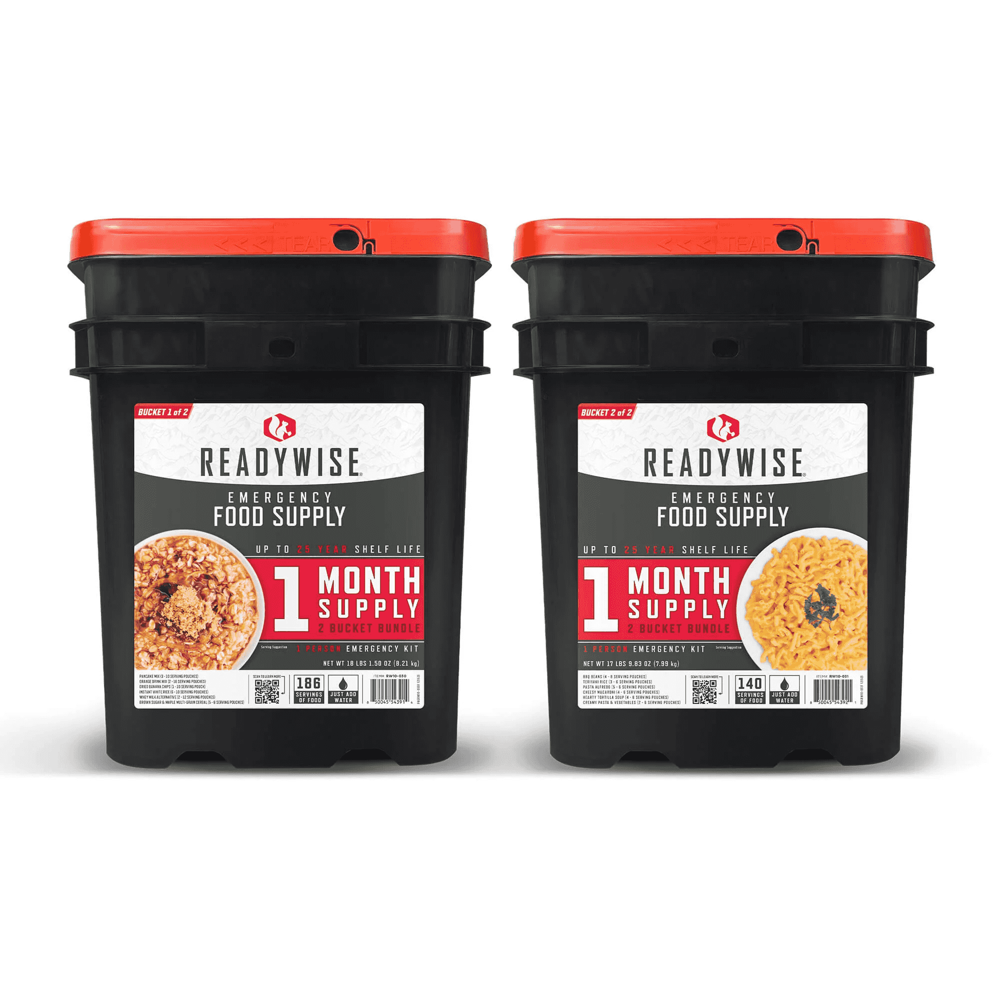 1 Month Emergency Food Supply - Long Shelf Life Survival Food Kit for Camping, Hiking & Disaster Preparedness - 30 Days of Meals for Emergency Situations & Outdoor Adventures