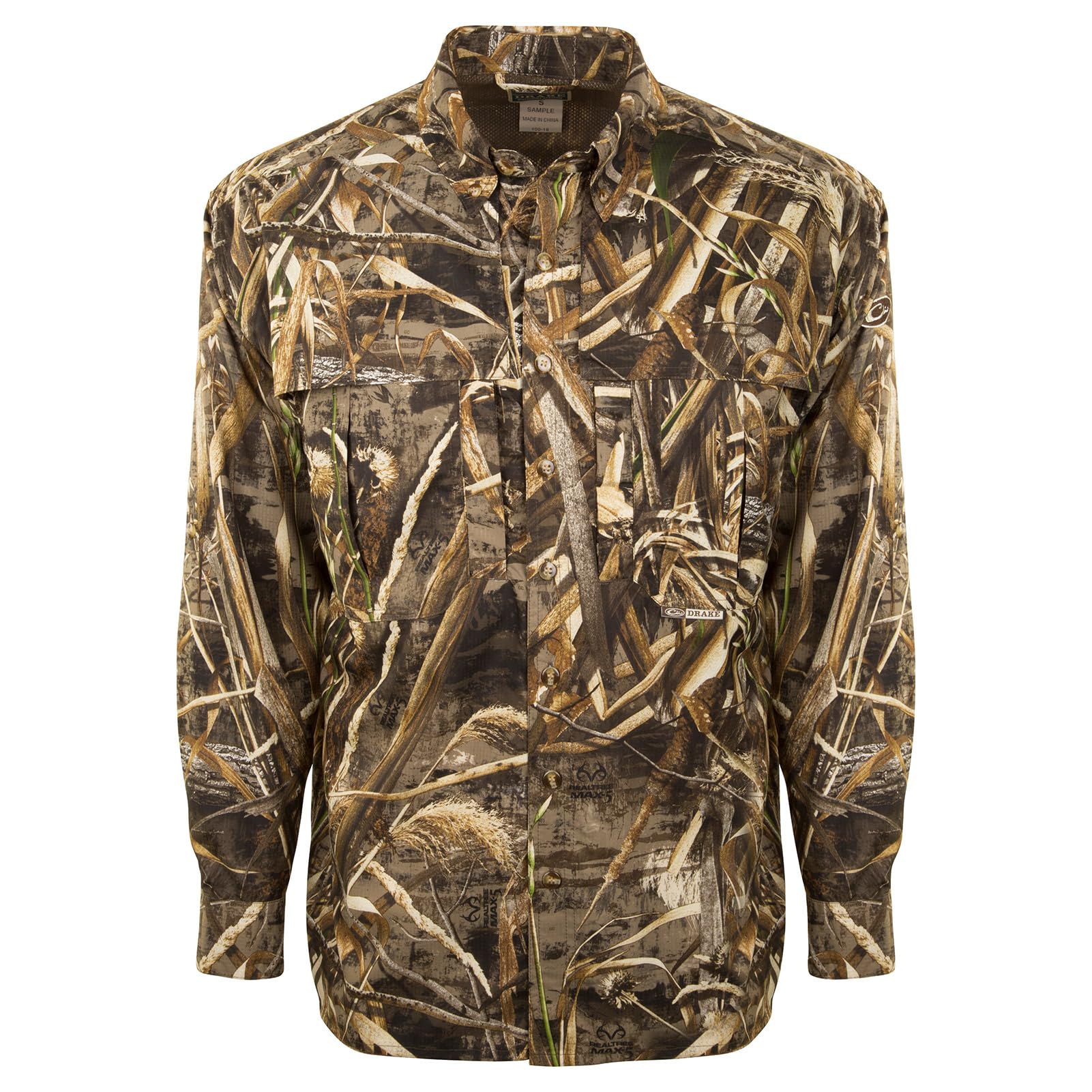 Drake Men's Est Camo Flyweight Jacket - Lightweight Water-Resistant Outdoor Hunting Jacket for Hiking, Camping & Adventure Travel