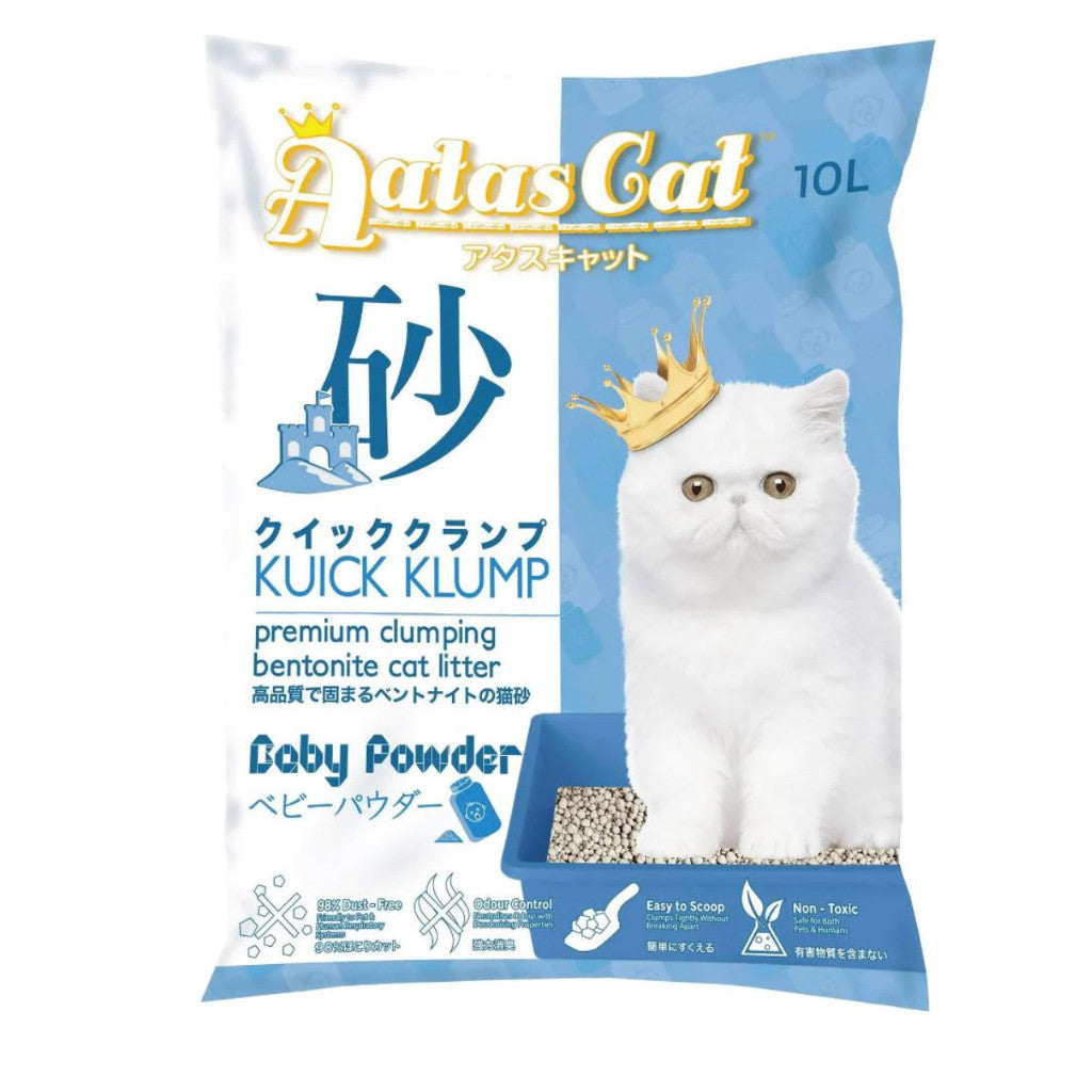 Premium Aatas Cat Litter - 6L Kofu Klump, 7L Krisp Klump Paper & 10L Kuick Klump Bentonite | Odor Control, Super Absorbent & Hygienic | Ideal for Multi-Cat Homes & Small Apartments