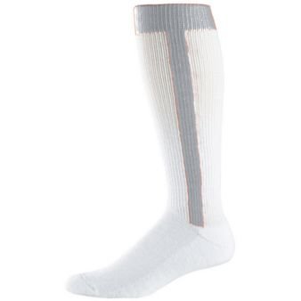 Adult Baseball Stirrup Socks - White | High-Performance Athletic Socks for Baseball Players | Perfect for Games, Practice & Sports Uniforms