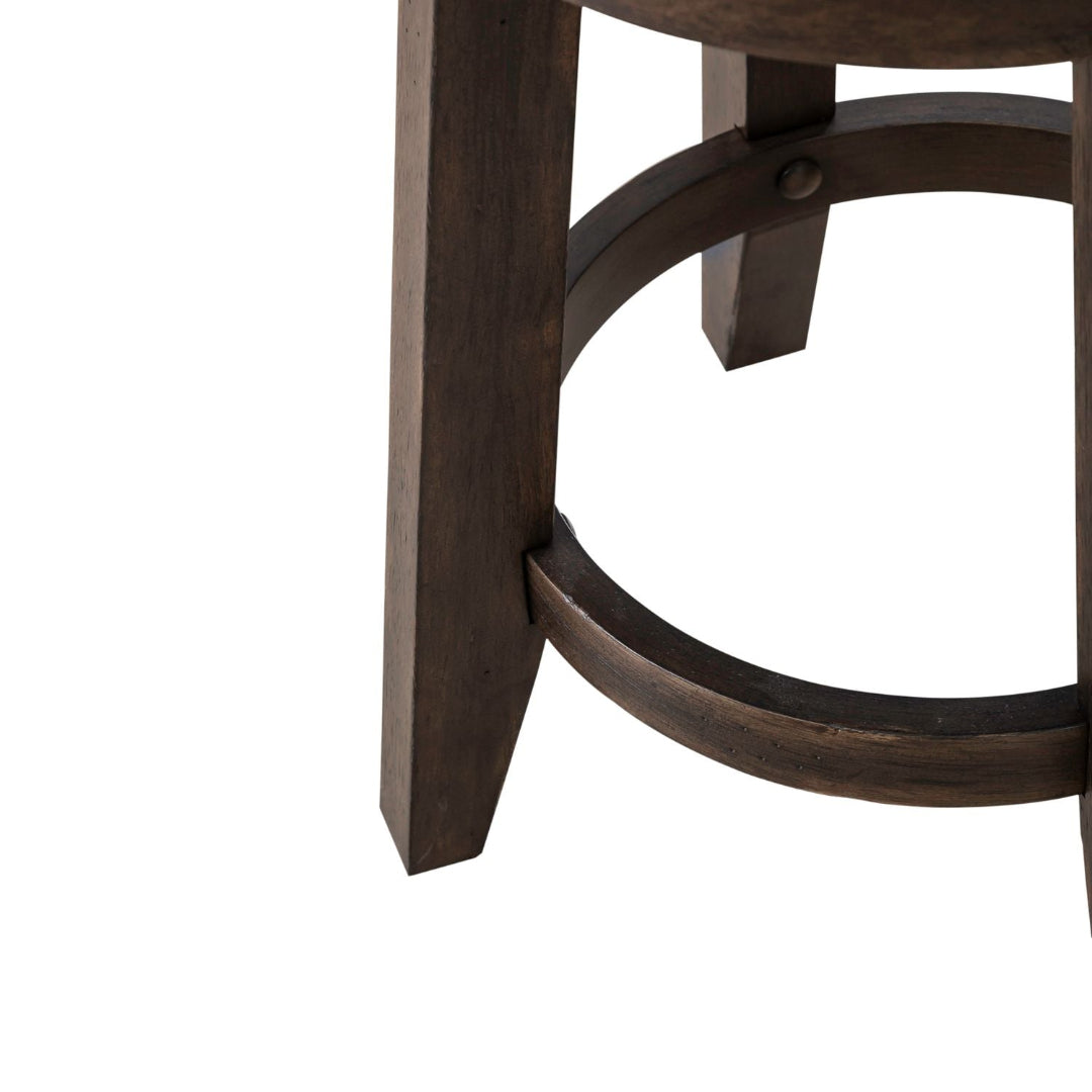 Paradise Valley Upholstered Stool - Modern Accent Stool with Cushioned Seat for Bedroom, Living Room & Entryway - Stylish Home Decor Furniture