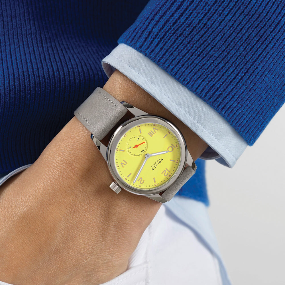 Club Campus Sapphire Back 36mm Watch with Starlight Dial & Leather Strap - Perfect for Business, Casual & Special Occasions