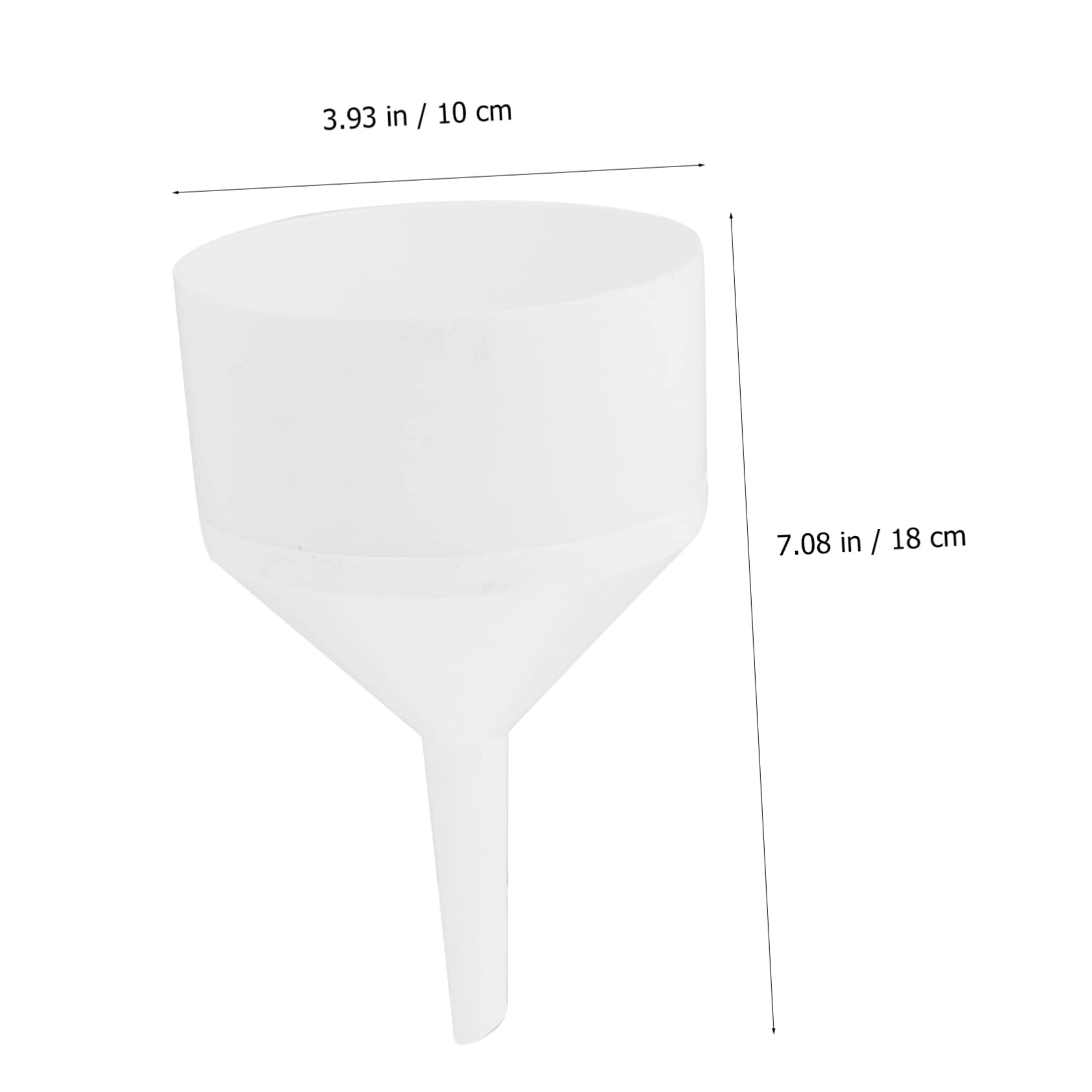 Premium Plastic Buchner Funnel with Filter Paper - 1pc Lab Filtration Funnel for Chemistry Experiments, Coffee Brewing & Essential Oil Extraction