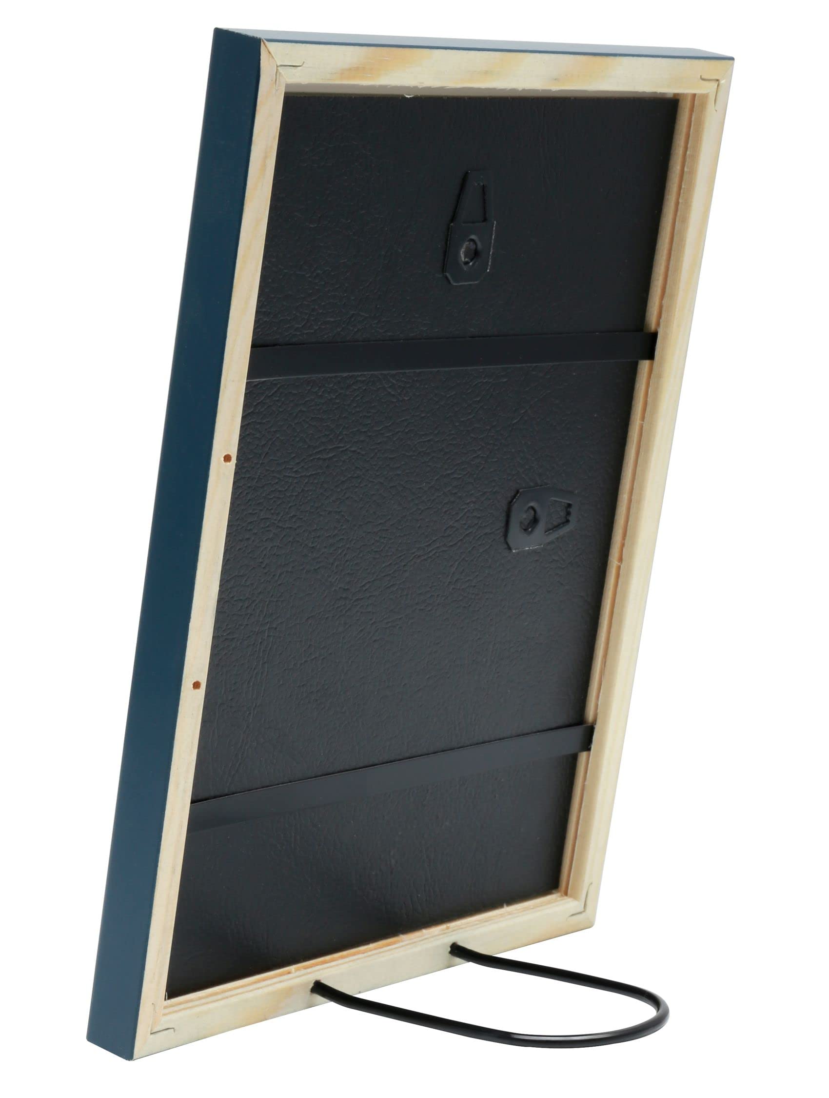 Premium Wooden Photo Frame - Blue, 24x30cm for Wall Decor & Gifts