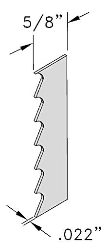 NBS 118-Inch Food Cutting Band Saw Blade - 3 TPI (Teeth Per Inch) for Professional Meat Processing & Butchering | Ideal for Commercial Kitchens, Slaughterhouses & Home Butchers