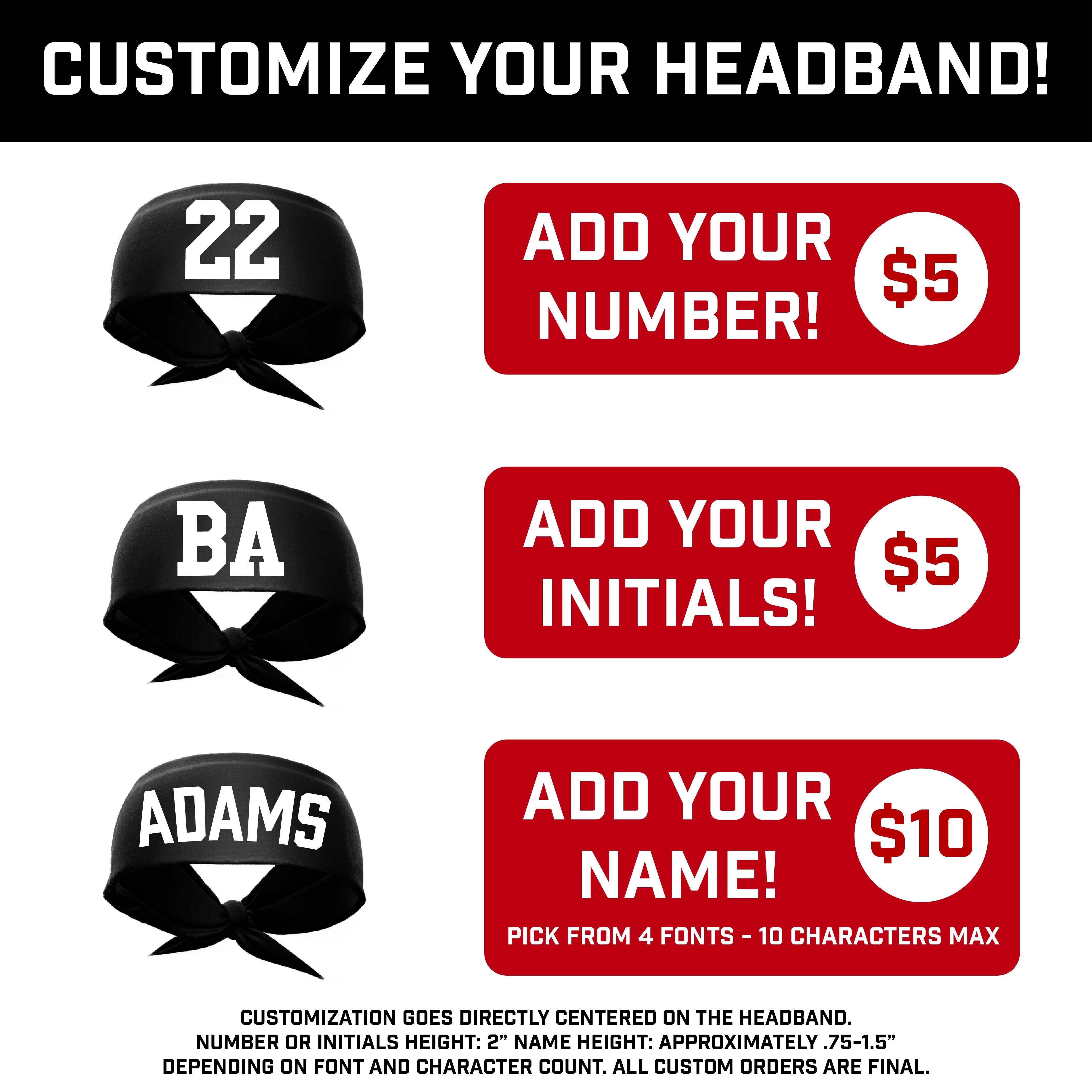 Softball Headband for Women & Girls - Non-Slip Sports Head Wrap for Softball, Running, Workouts & Training - Moisture Wicking & Comfortable Tie Headband for Athletes & Active Lifestyles