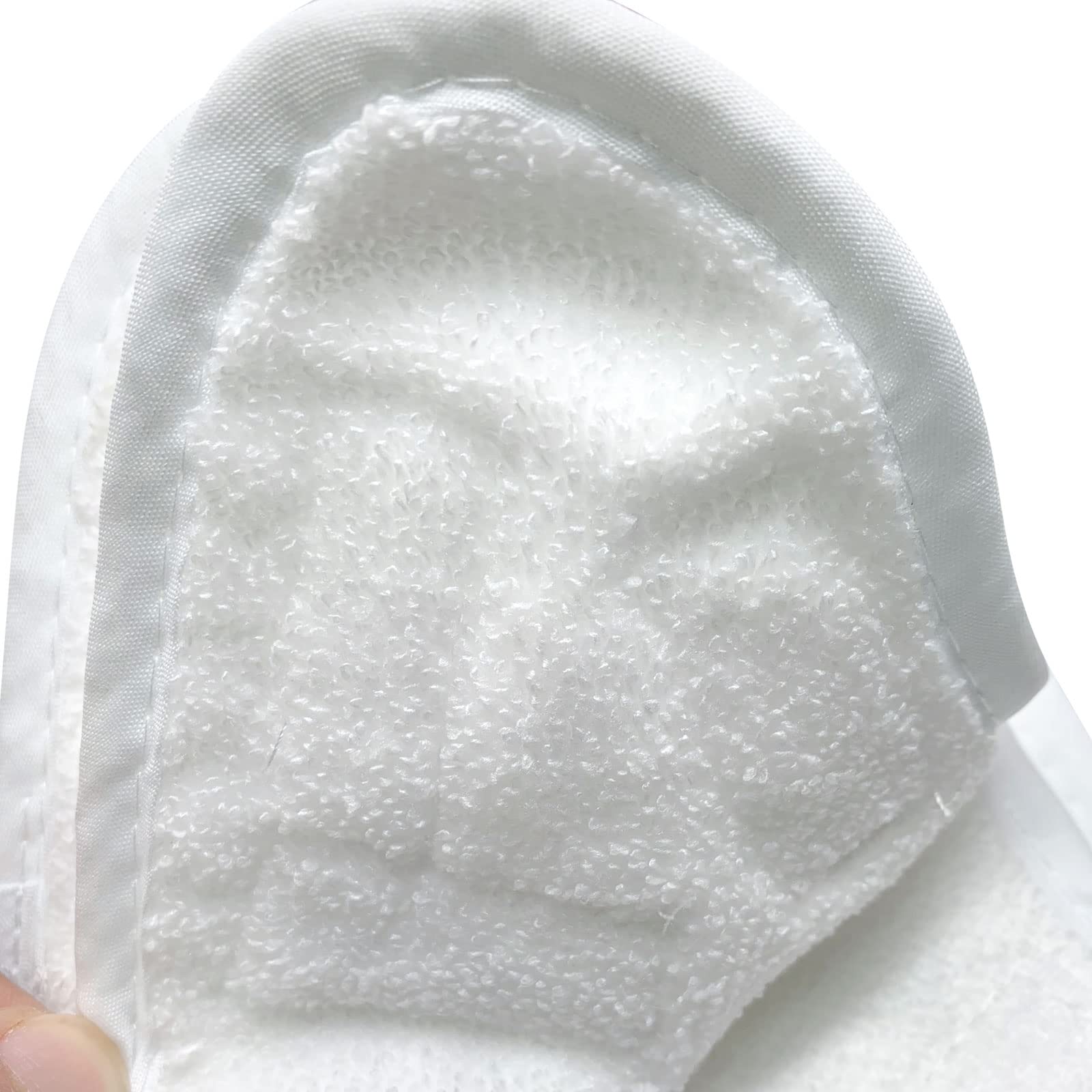 10 Pack Replacement Pads for H2O H20 Mop X5 Steam Mop - Microfiber Triangle Cleaning Pads for Floors, Tiles & Hardwood - Washable & Durable Steam Mop Accessories (Perfect for Kitchen, Bathroom & Pet Hair Removal)