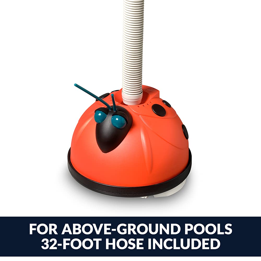 Hayward W3500 Aquabug Automatic Above-Ground Pool Cleaner - 32 ft Hose for All Pool Sizes | Efficient Suction Vacuum for In-Ground & Above-Ground Pools | Perfect for Backyard, Vacation Homes & Community Pools