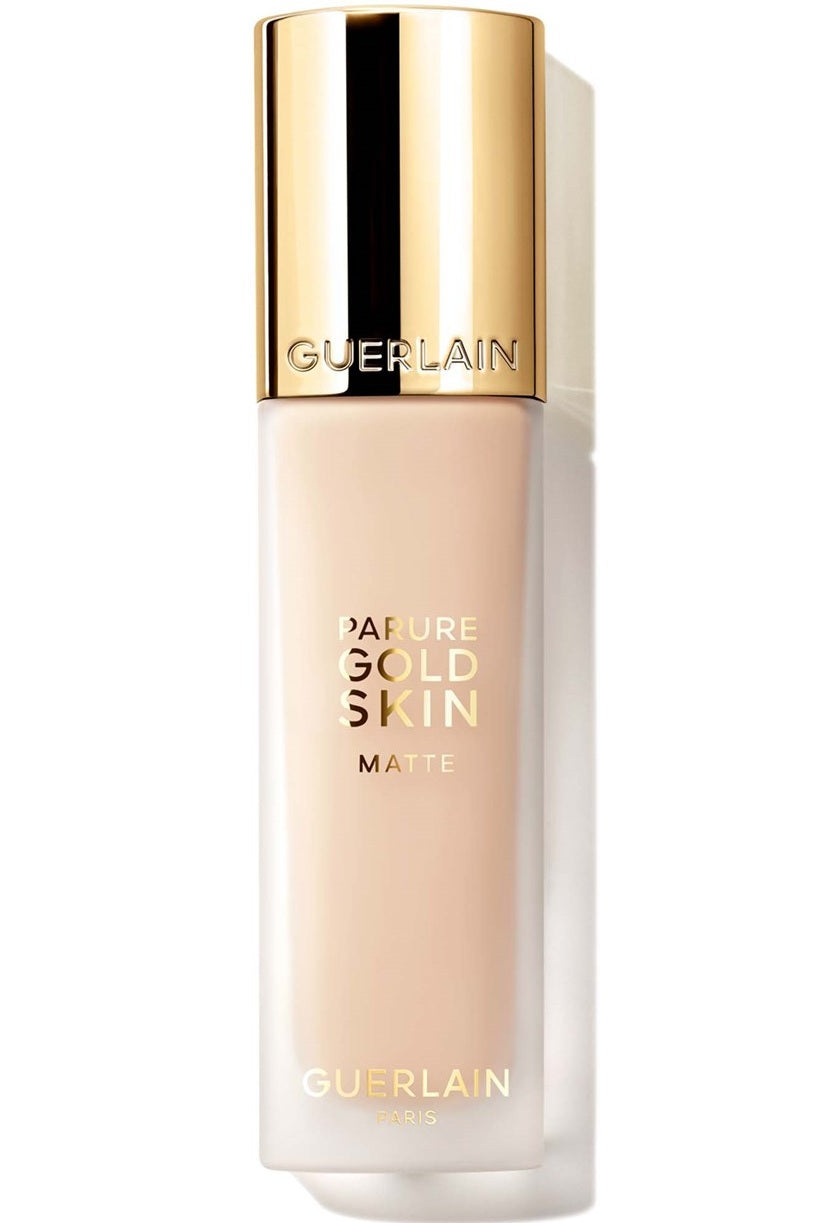 Guerlain L'Or Radiance Concentrate with Pure Gold Matte Fluid Foundation - Long-Lasting, Lightweight & Oil-Free for Flawless Coverage | Perfect for Daily Wear, Special Occasions & Photo Shoots