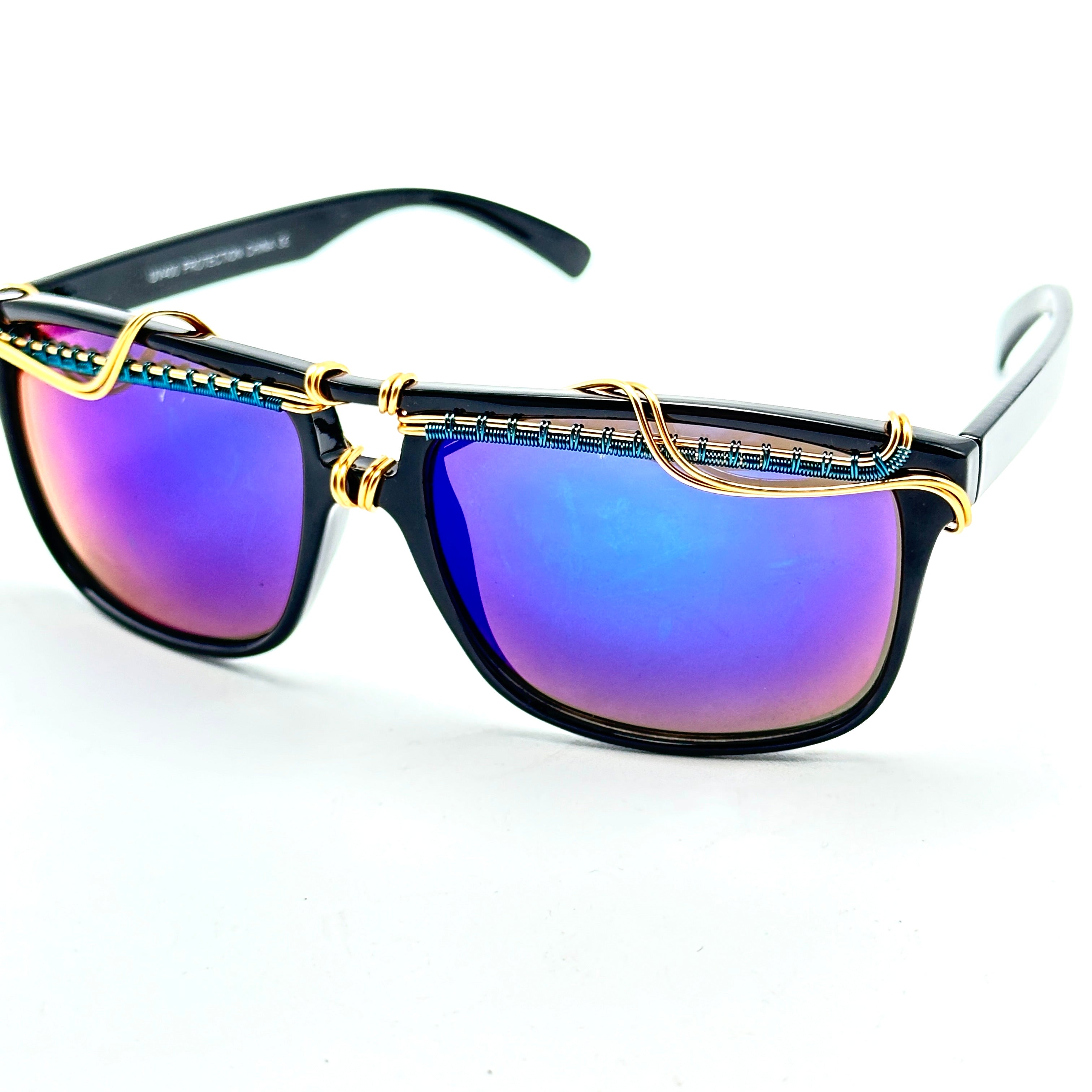 Men's Polarized Sunglasses UV Protection Blue Lens for Outdoor Sports, Driving & Fishing - Stylish & Durable Shades