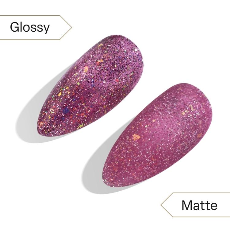 Apres Flash Glitter Gel FG08 - Professional Nail Art Glitter Gel for Manicures & Pedicures - Perfect for Parties, Weddings, and Special Occasions