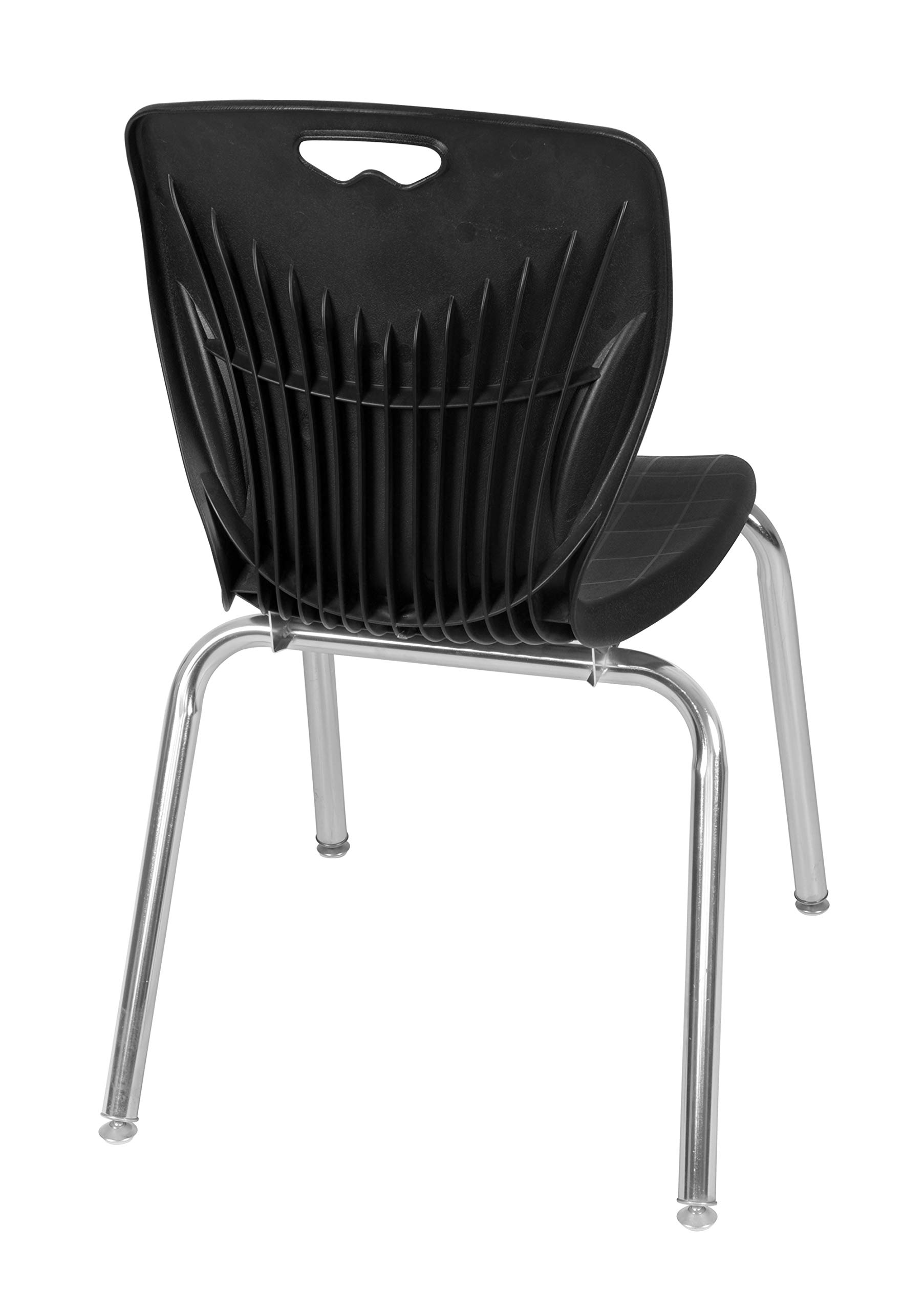 Regency Kee Height Adjustable Mobile Classroom Table Set with 4 Chairs - 48