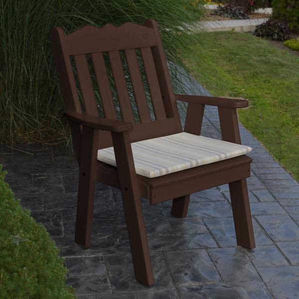 Eco-Friendly Recycled Plastic Royal English Chair - Durable & Stylish Outdoor/Indoor Seating for Patio, Garden, or Dining Room