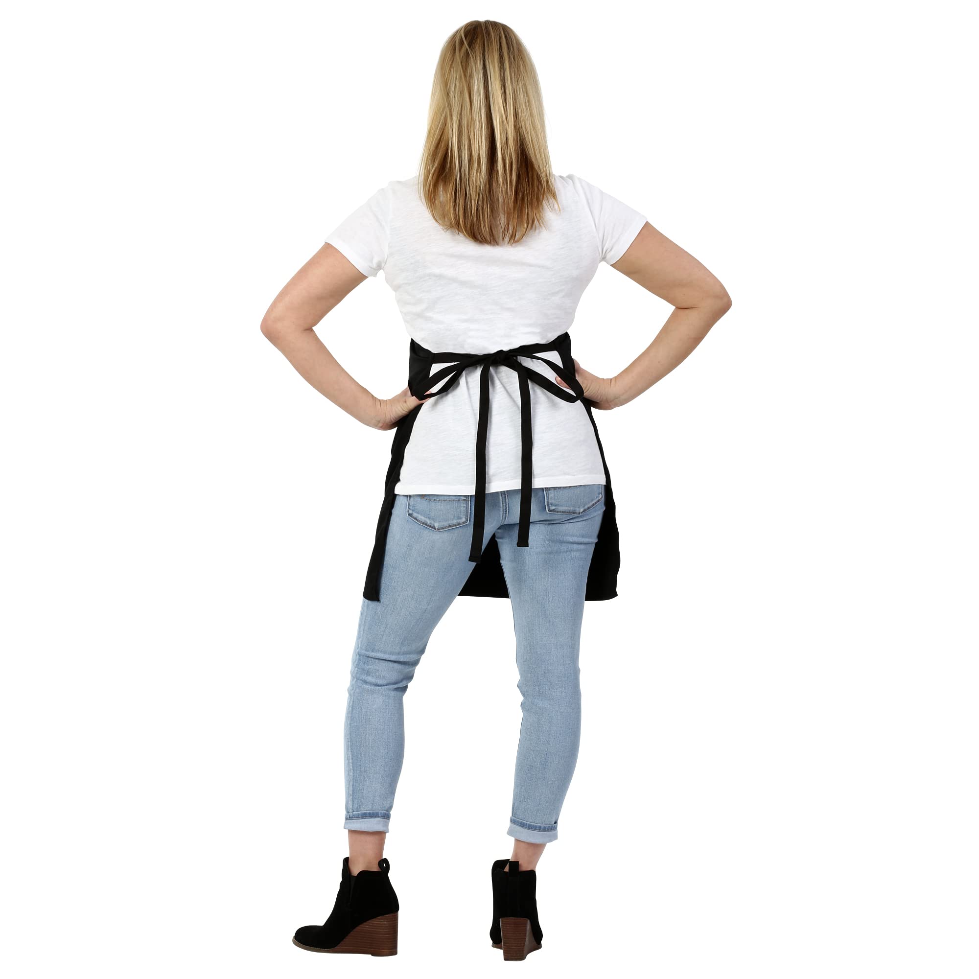 **Plum Hill Nail Technician Apron for Women - 3-Pocket Salon Apron for Manicurists & Nail Artists - Durable Cosmetology Apron for Nail Salons & Home Use - Perfect for Nail Art Supplies & Tools**