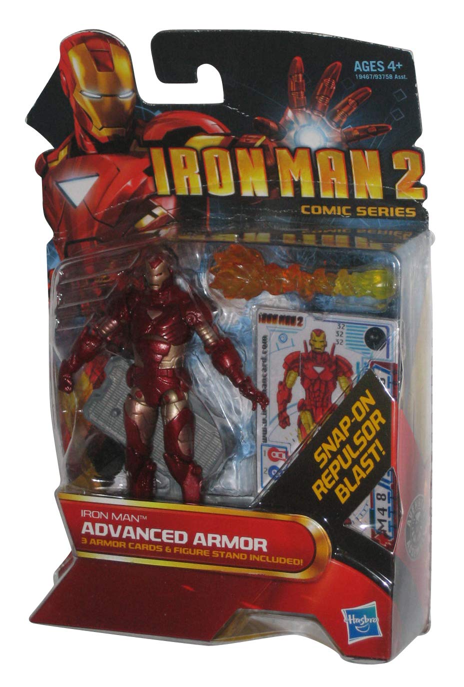 Hasbro Iron Man 2 Comic Series #32 - Advanced Armor Iron Man Action Figure for Collectors & Marvel Fans | Perfect for Display, Play & Comic Book Scenes