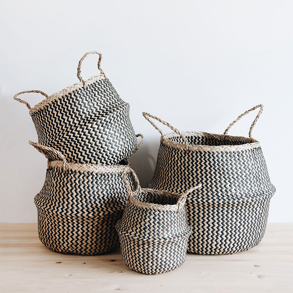 Collapsible Rice Basket - Foldable Storage Container for Rice, Grains & Dry Food - Perfect for Kitchen Pantry Organization & Space Saving