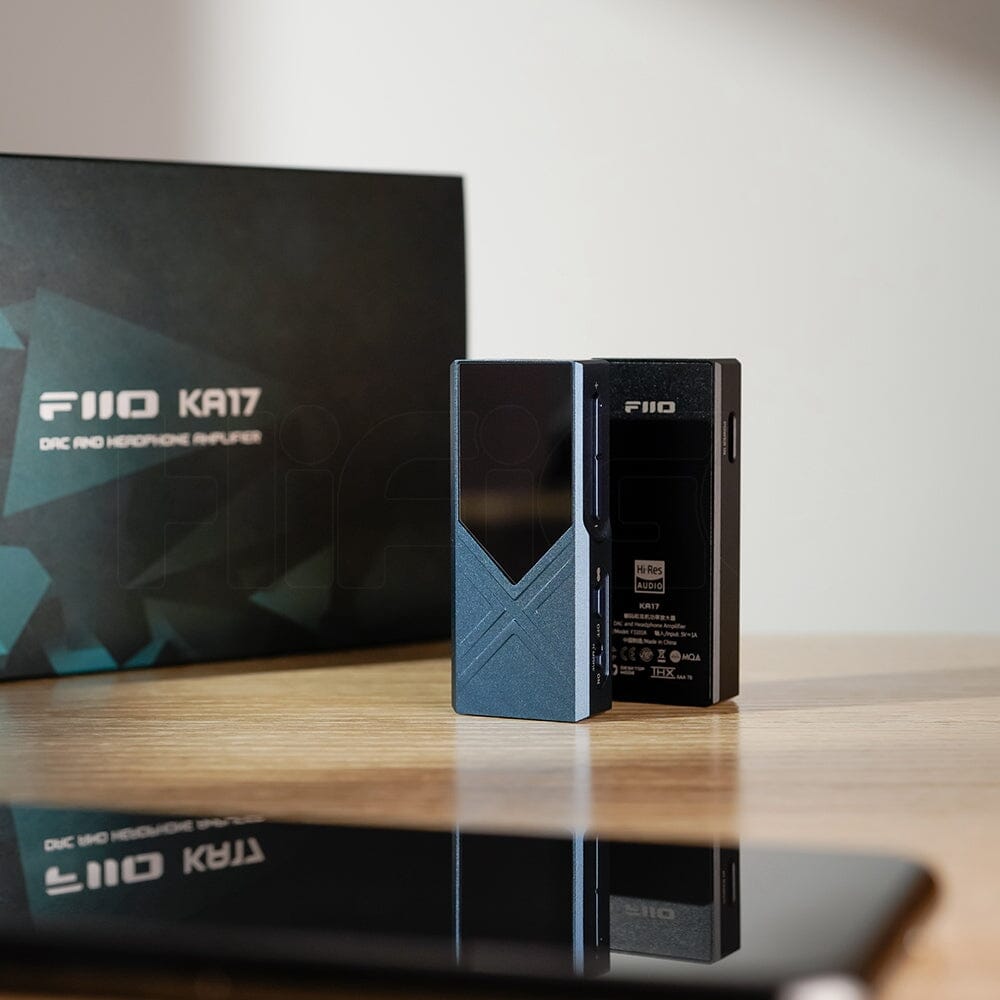 FiiO KA17 Portable USB DAC Headphone Amplifier with Dual ES9069Q - High Resolution Audio for HiFi Music, Gaming & Studio Monitoring