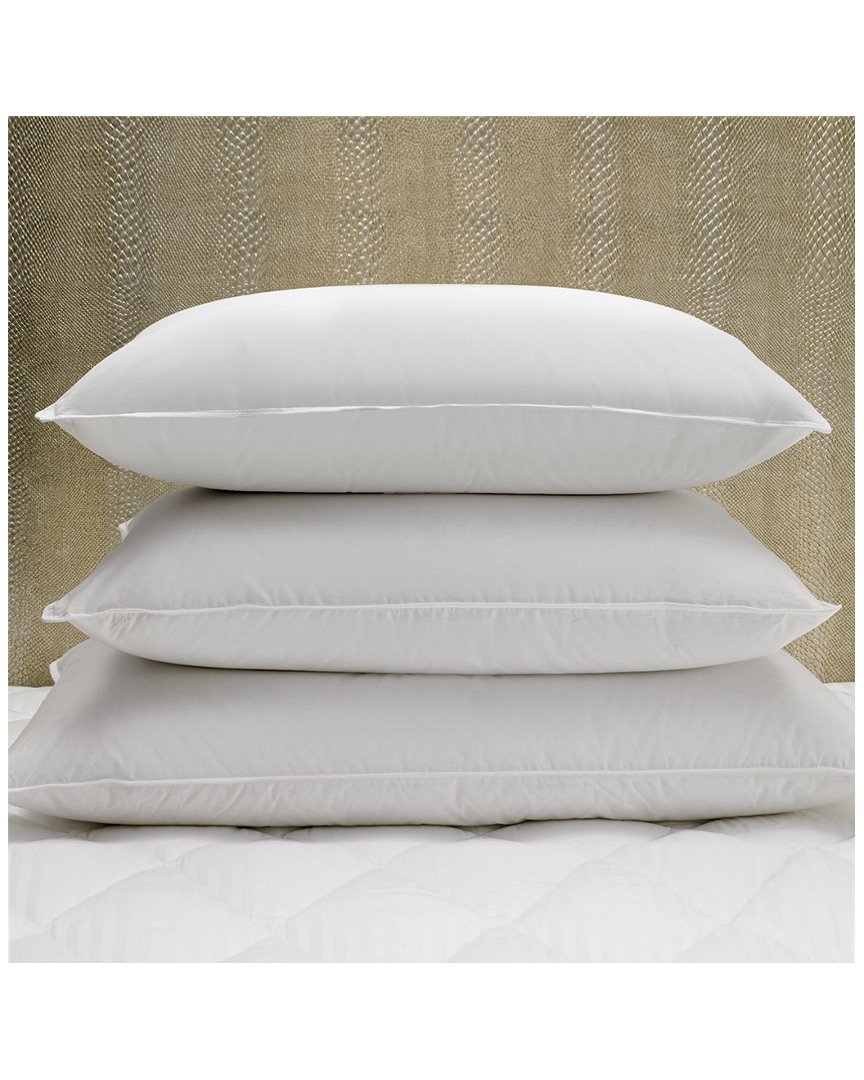 Premium White Duck Down Pillow - Ultra Soft & Hypoallergenic Queen Size (20