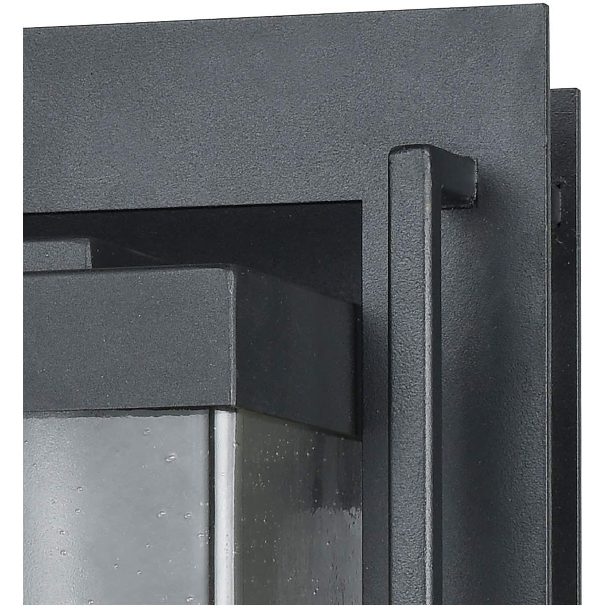Elk Lighting 47501/1 Overton 1 Light Outdoor Wall Sconce in Matte Black - Perfect for Porch, Patio, and Garden Lighting