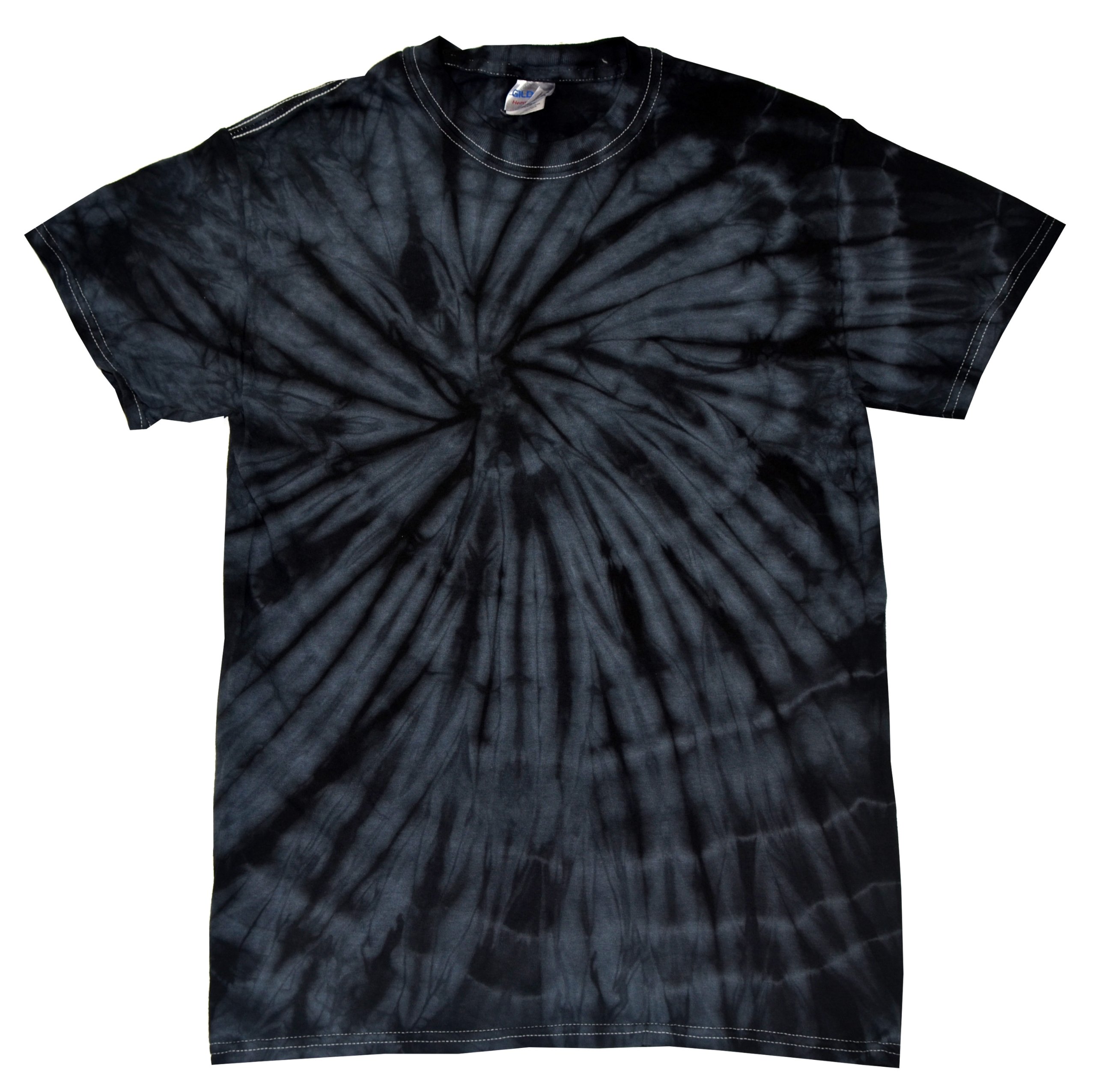Vibrant Tie Dye Spider Print Black Kids T-Shirt | Colorful Cotton Tee for Boys & Girls | Perfect for Halloween, Birthday Parties & Casual Wear