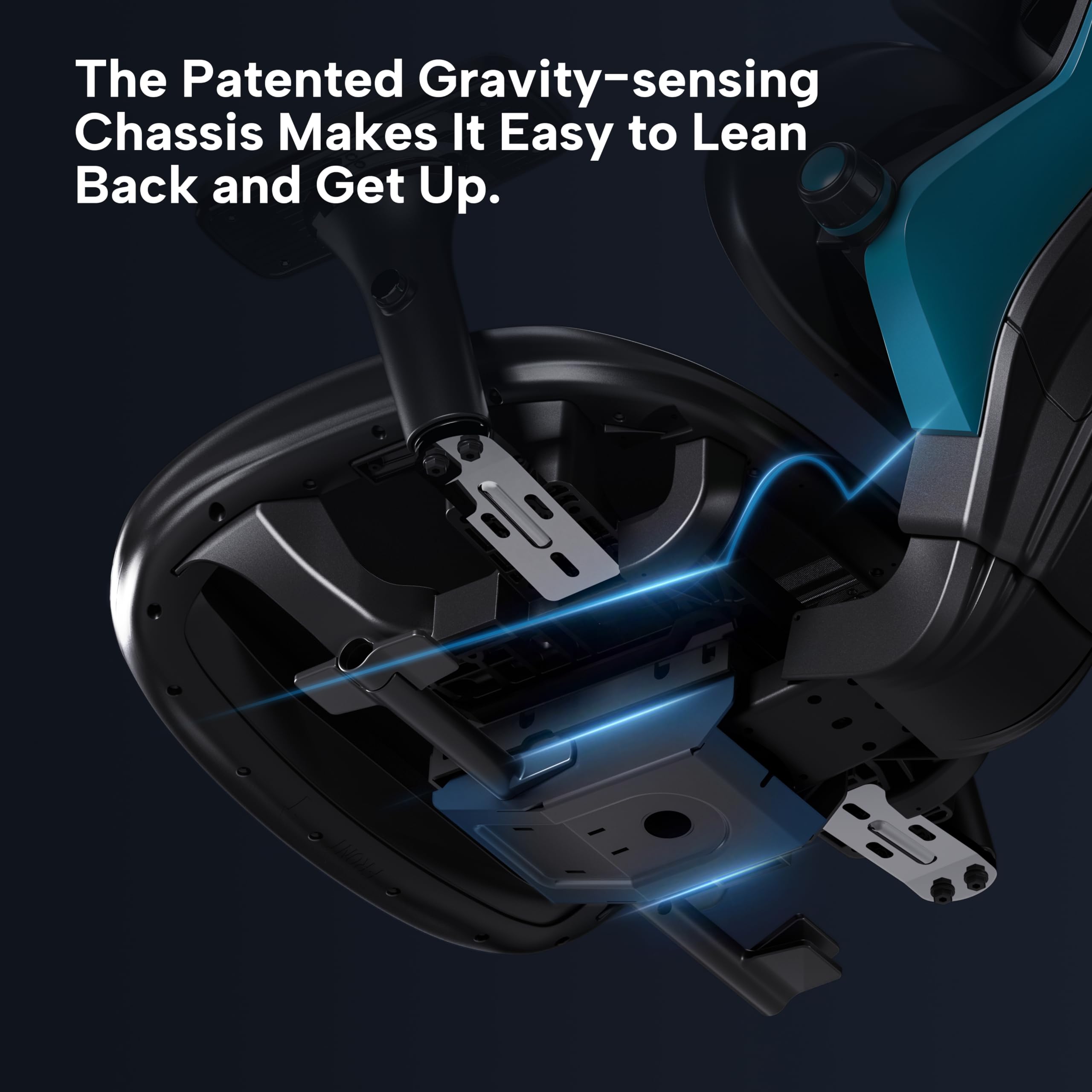 EUREKA ERGONOMIC Typhon Ergonomic Gaming Chair - Adjustable Lumbar Support & 4D Armrests, Breathable Mesh Office Desk Chair for Home & ESL Co-Branded Computer Gaming (Black Blue) - Perfect for Gamers, Remote Work & Long Hours Sitting