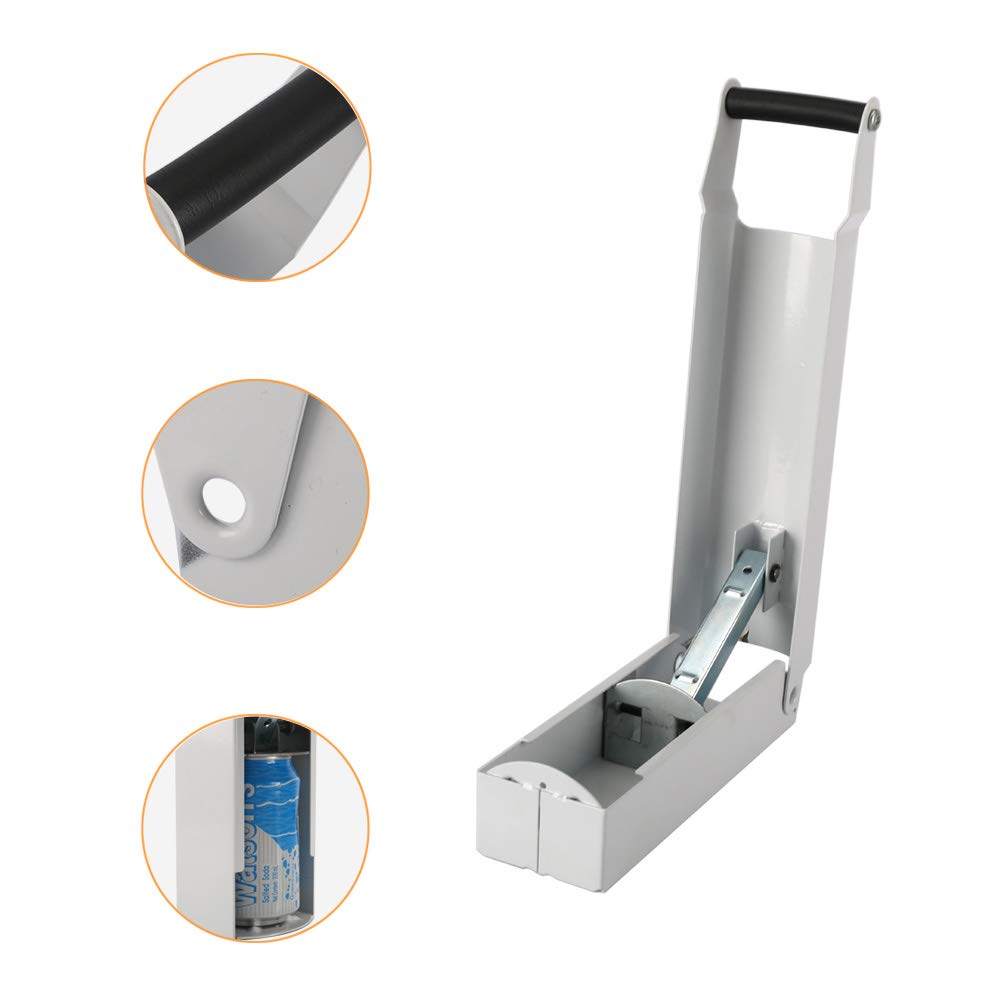 16 oz Heavy Duty Aluminum Can Crusher - Wall Mounted Metal Can Smasher for Soda Cans, Eco-Friendly Recycling Tool - Perfect for Home, Garage & RV Use