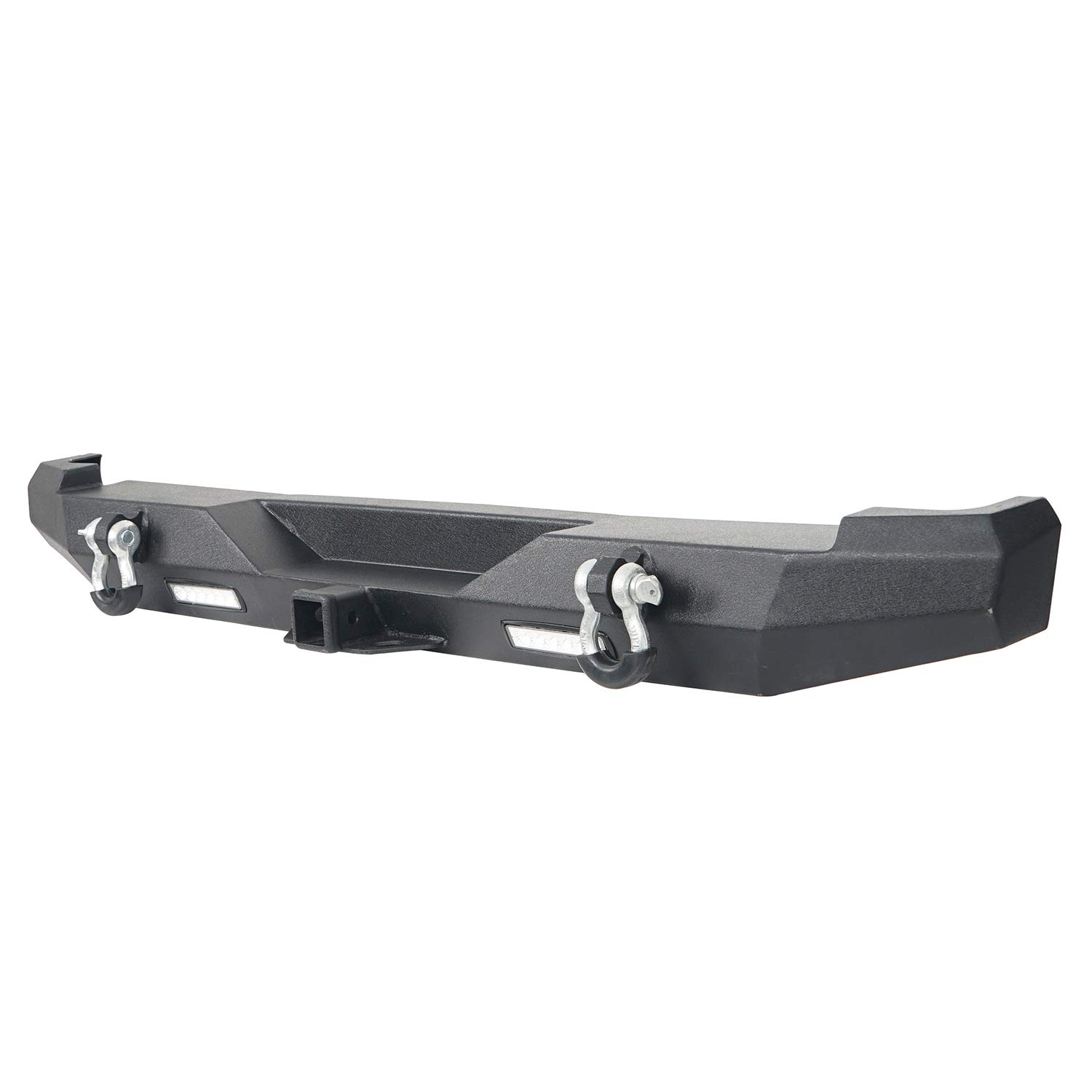Hooke Road Heavy Duty Rear Bumper with 2×18W LED Lights & 2