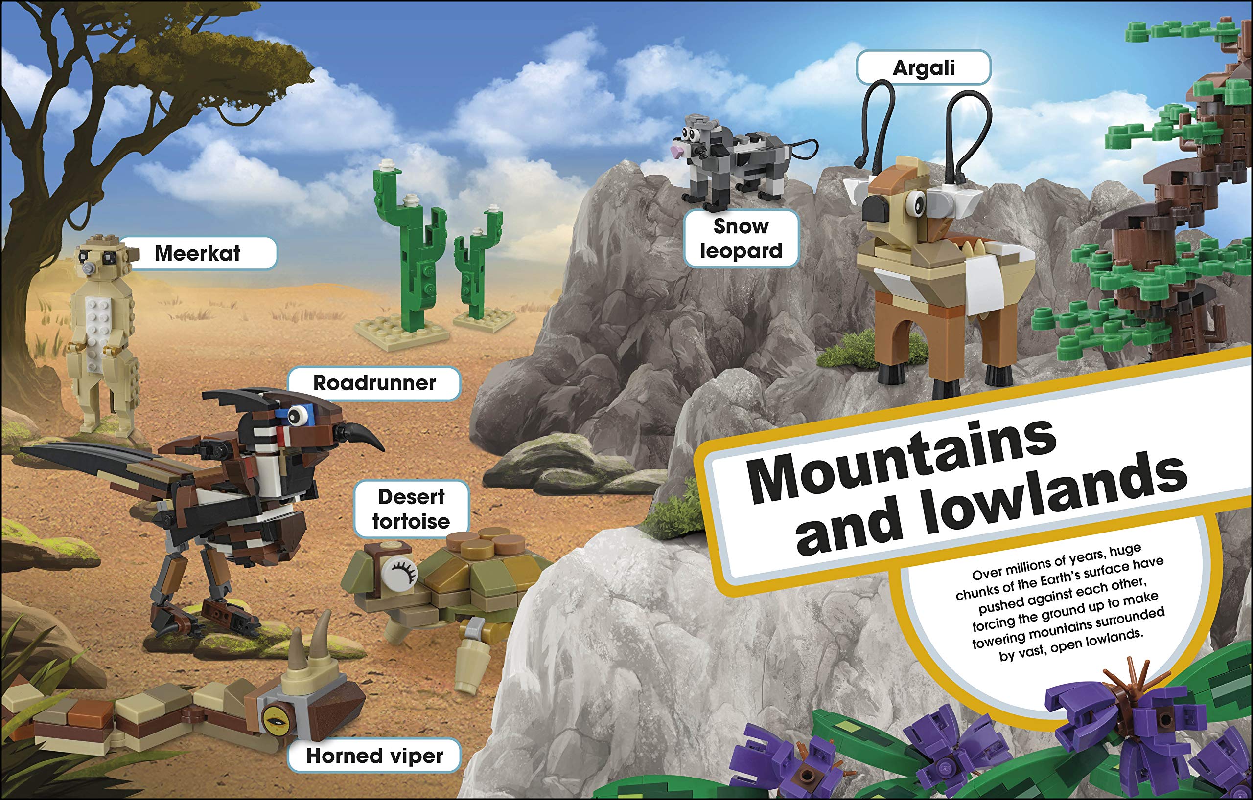 LEGO Super Nature Building Kit - 4 Exclusive Mini Models for Kids & Collectors | Creative STEM Toy for Indoor Play & Gift Giving