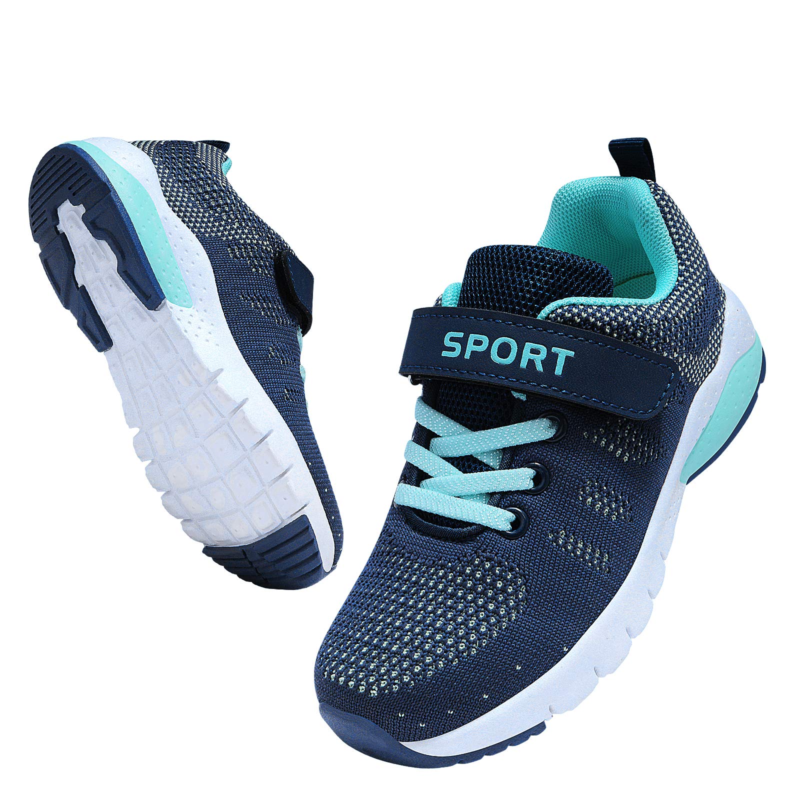 MAYZERO Kids Tennis Shoes - Breathable Lightweight Running & Walking Sneakers for Boys and Girls - Perfect for Sports, Gym Class & Everyday Play