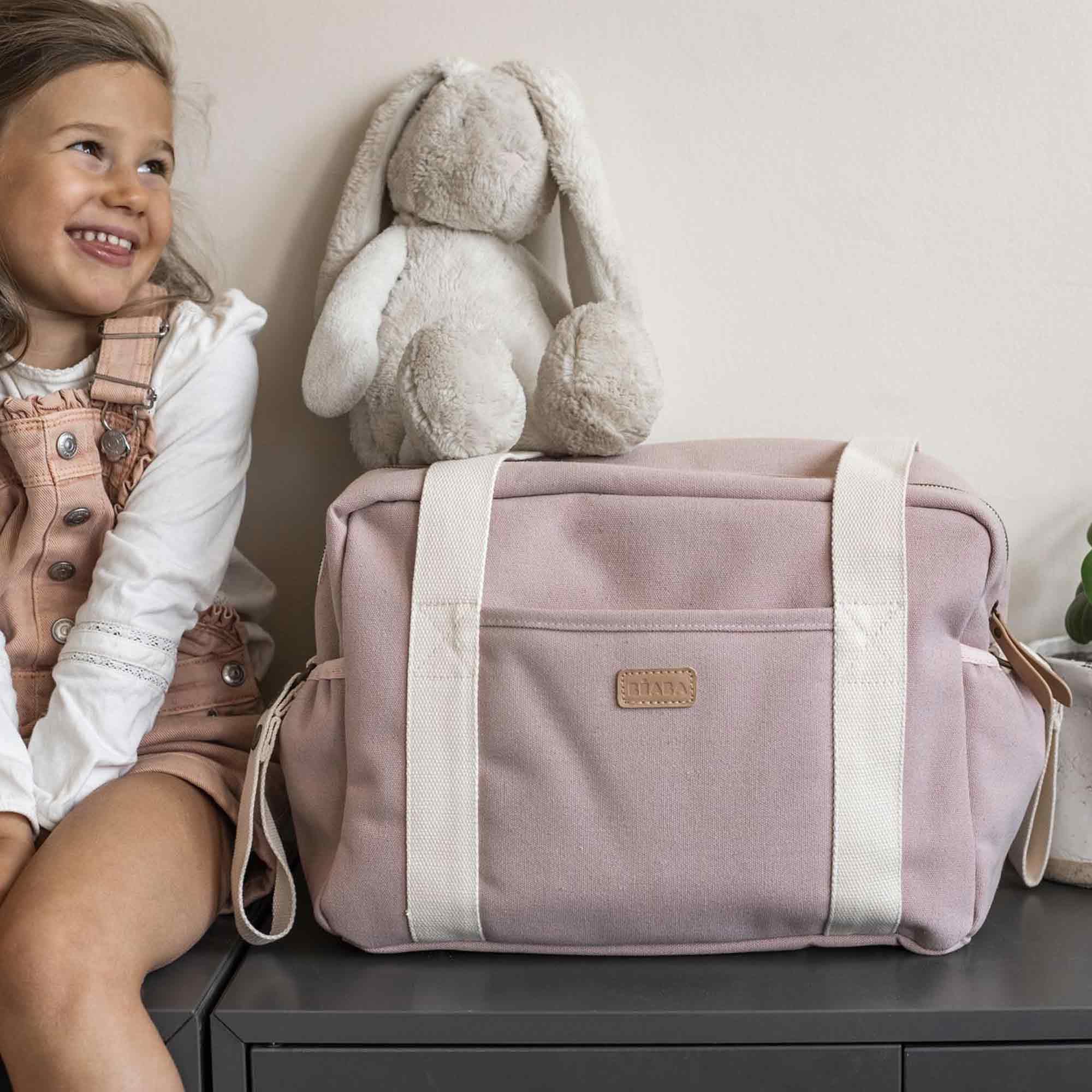 Beaba Paris Large Capacity Baby Diaper Bag - Waterproof Travel Diaper Backpack with Adjustable Strap for Stroller | Perfect for Newborn Essentials, Daycare, Family Outings & Travel