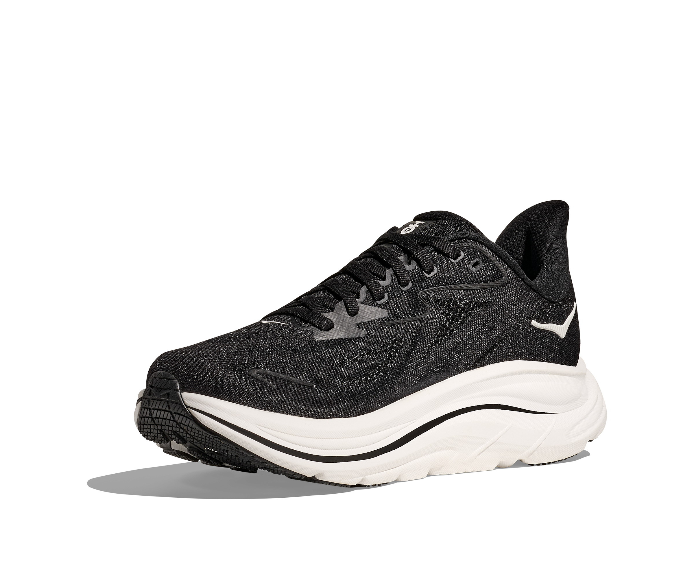 HOKA Women's Clifton 10 Running Shoes - Lightweight Cushioned Sneakers for Women (Black/White) | Perfect for Road Running, Jogging & Gym Workouts